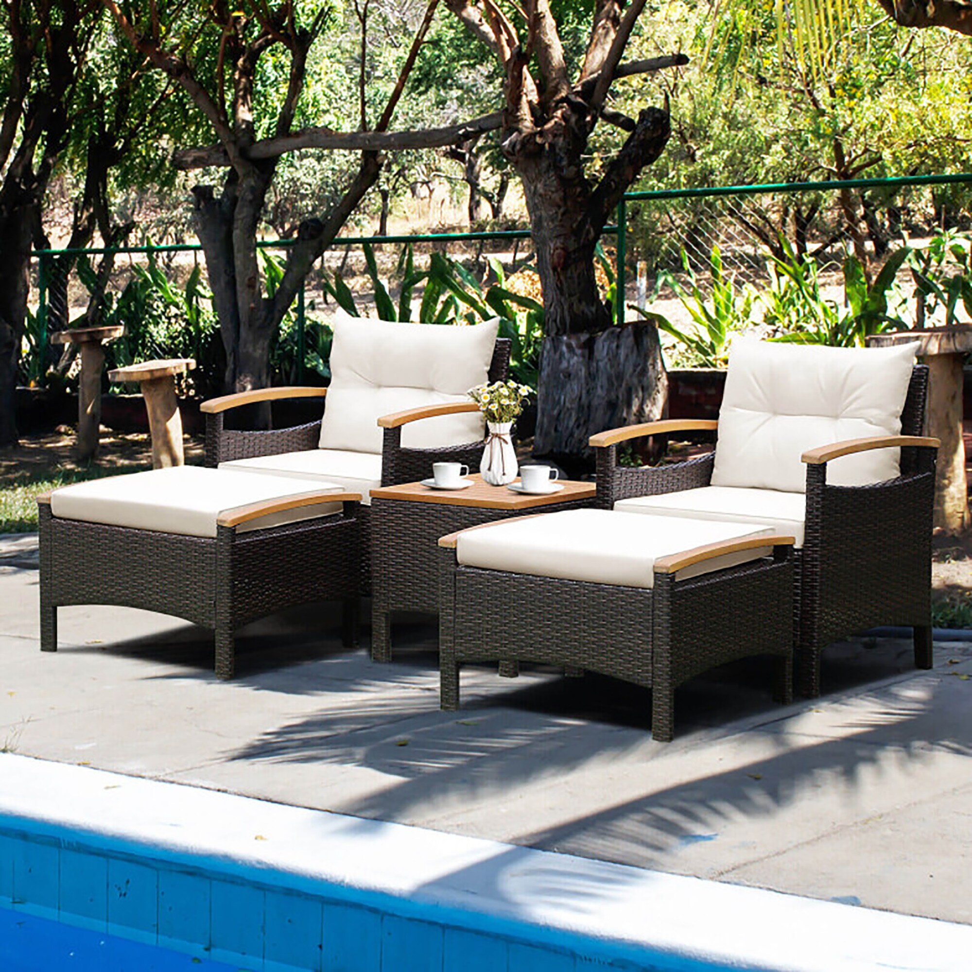 CASAINC CEW-HZ005-BR Patio-Conversation-Sets - View #3