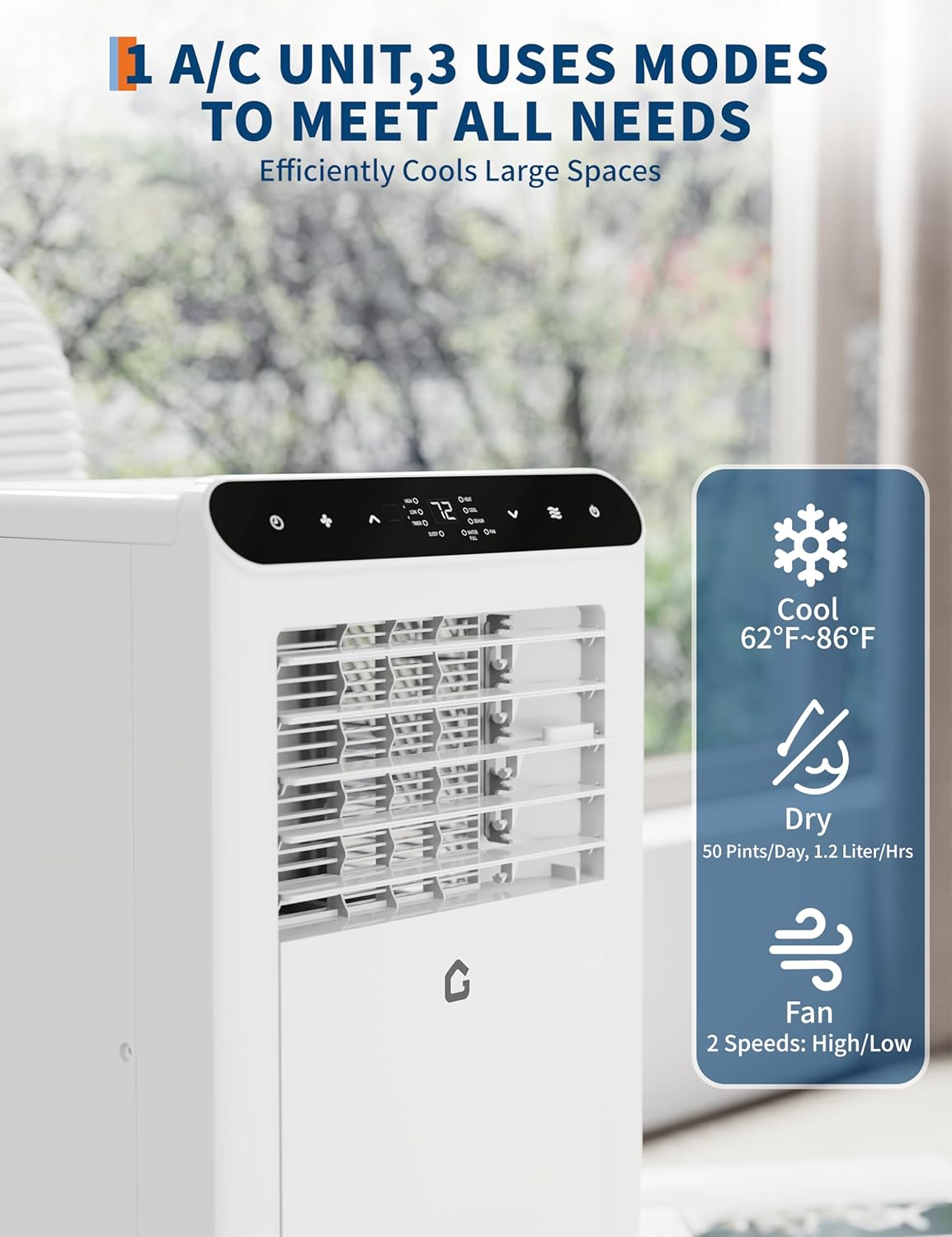 Qeetex LXLS2-PHK-337HCRDY Portable-Air-Conditioners - View #3