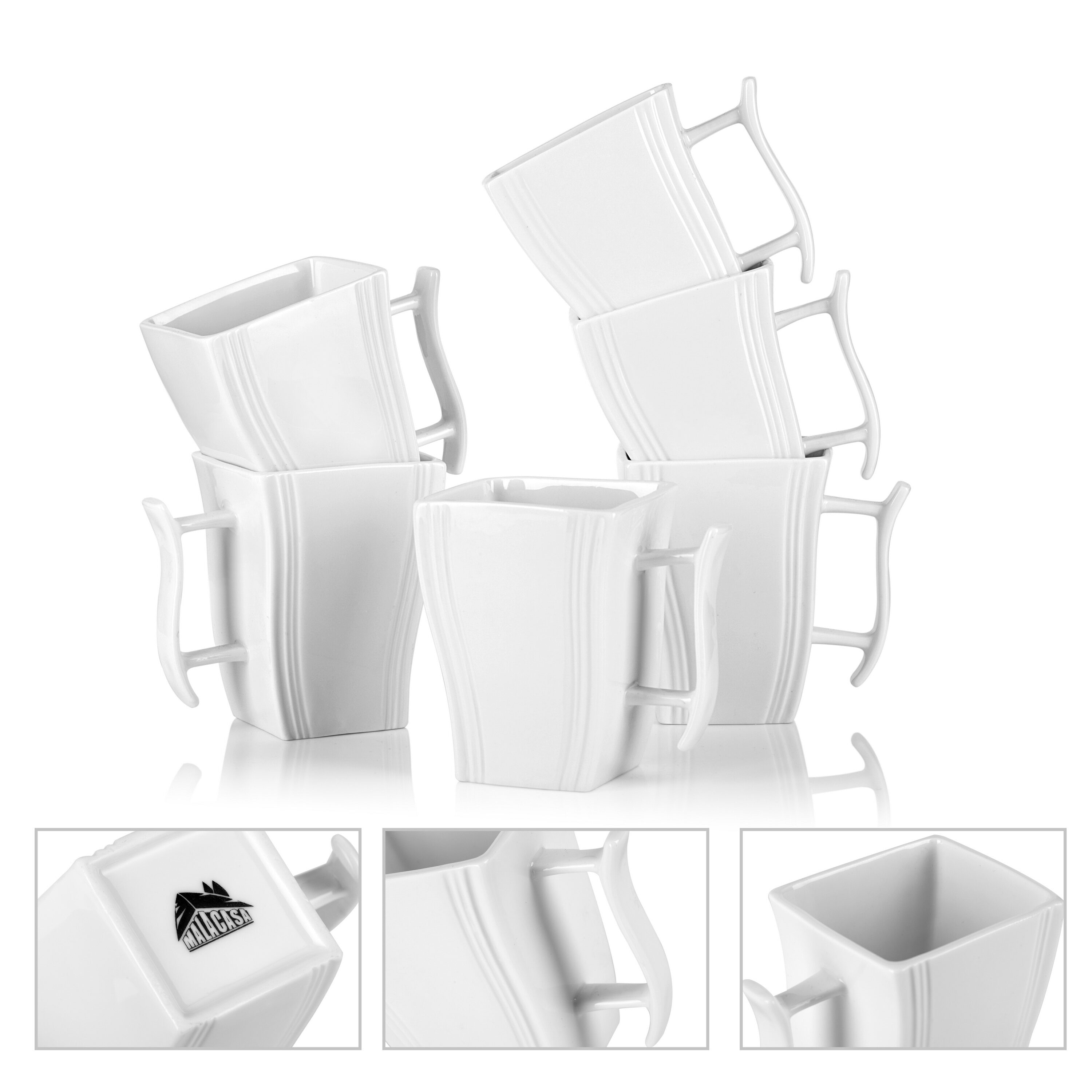 MALACASA FLORA-6CP drinkware - View #2