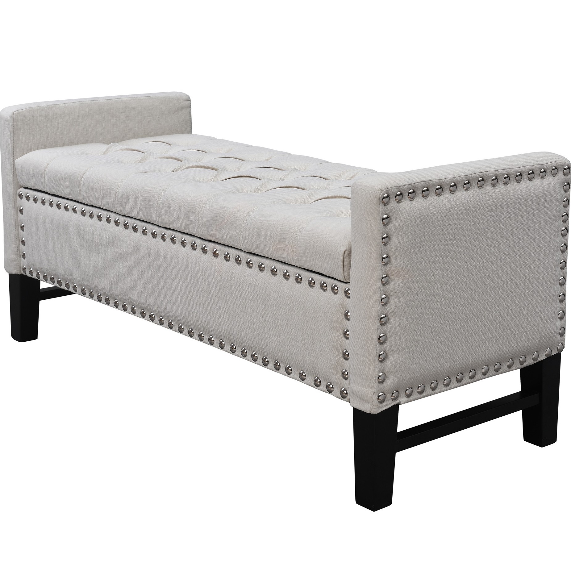 White storage discount bench for bedroom