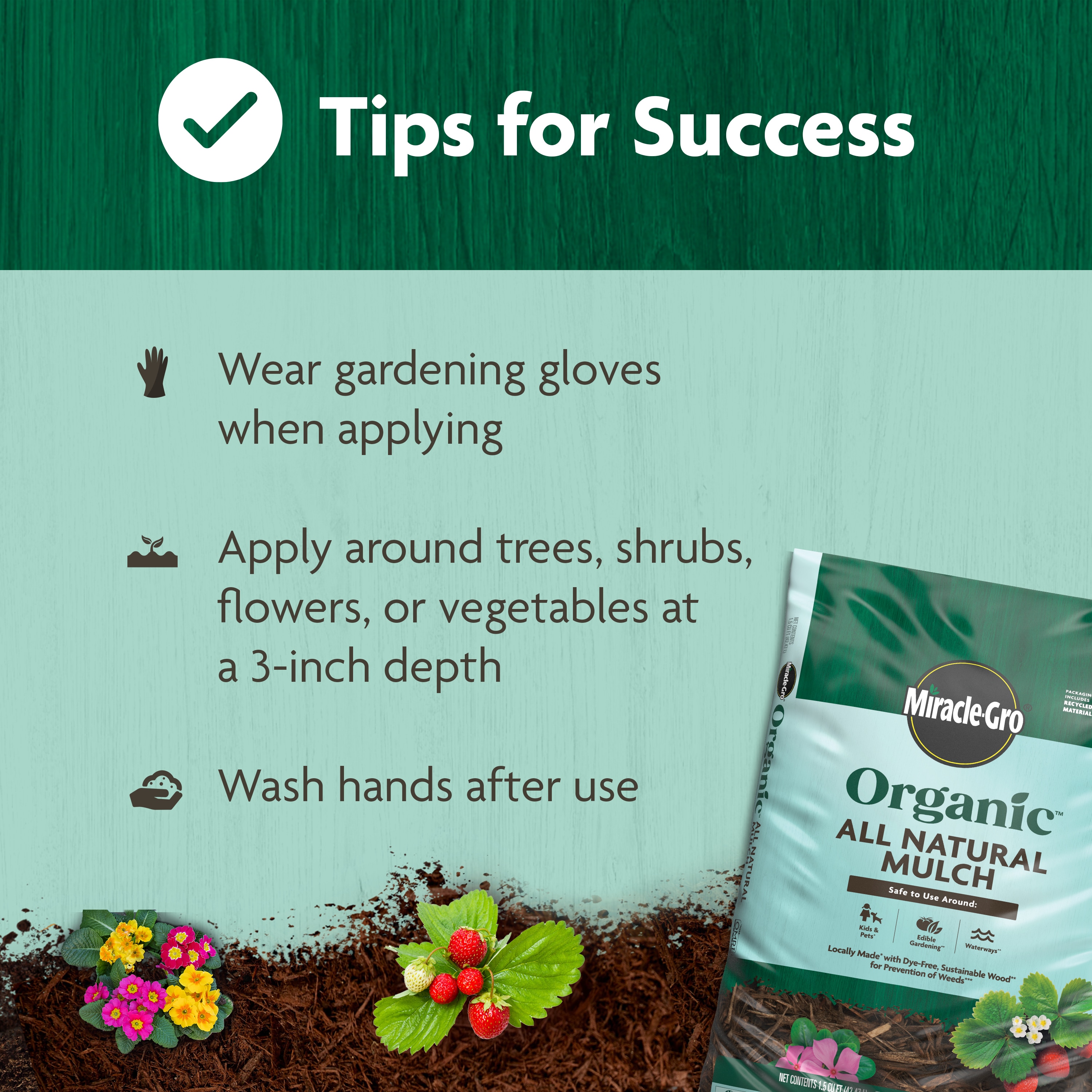 Miracle-Gro 8855943 Bagged-Mulch - View #9
