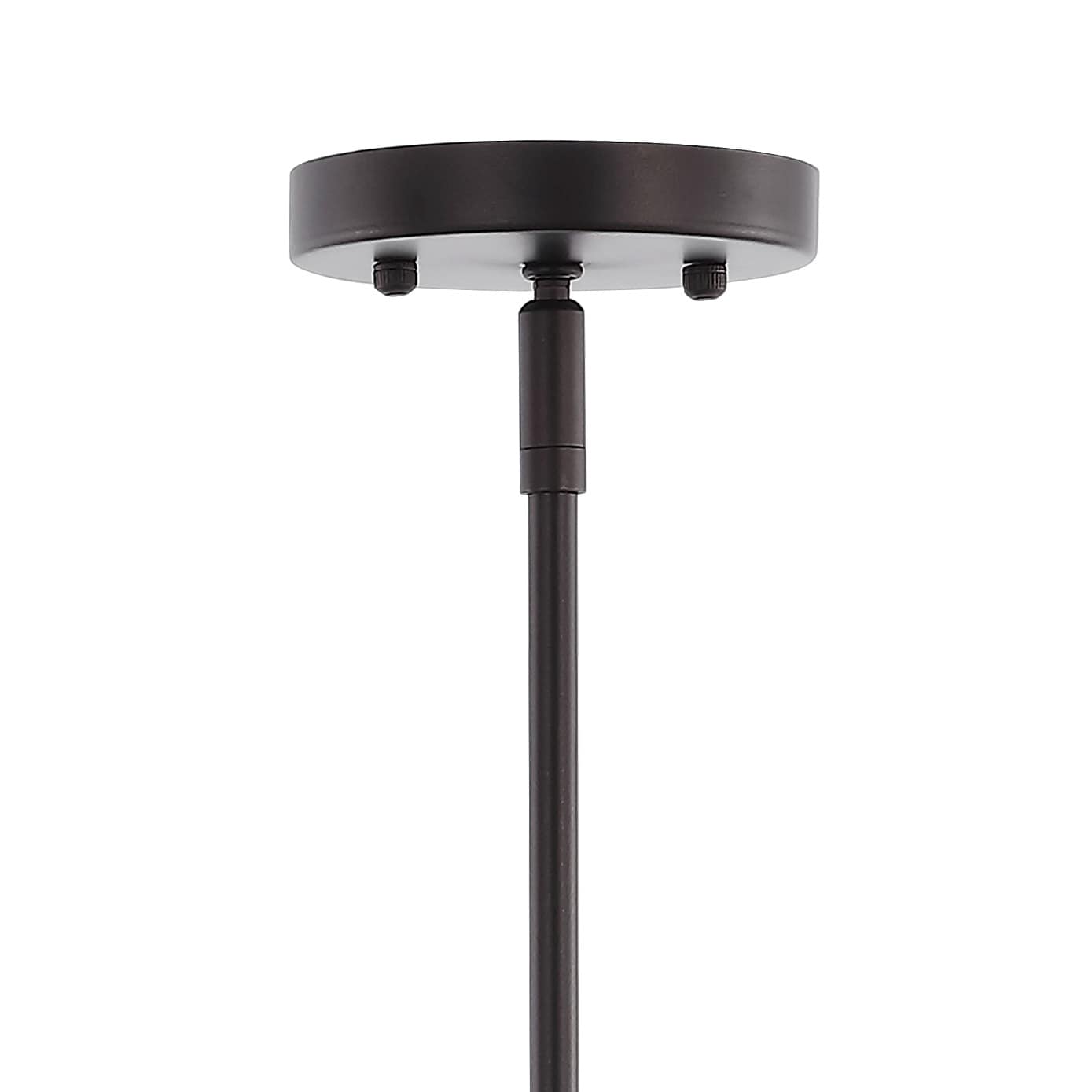 Orpheus 24" Black and Bronze Industrial 5-Light Chandelier