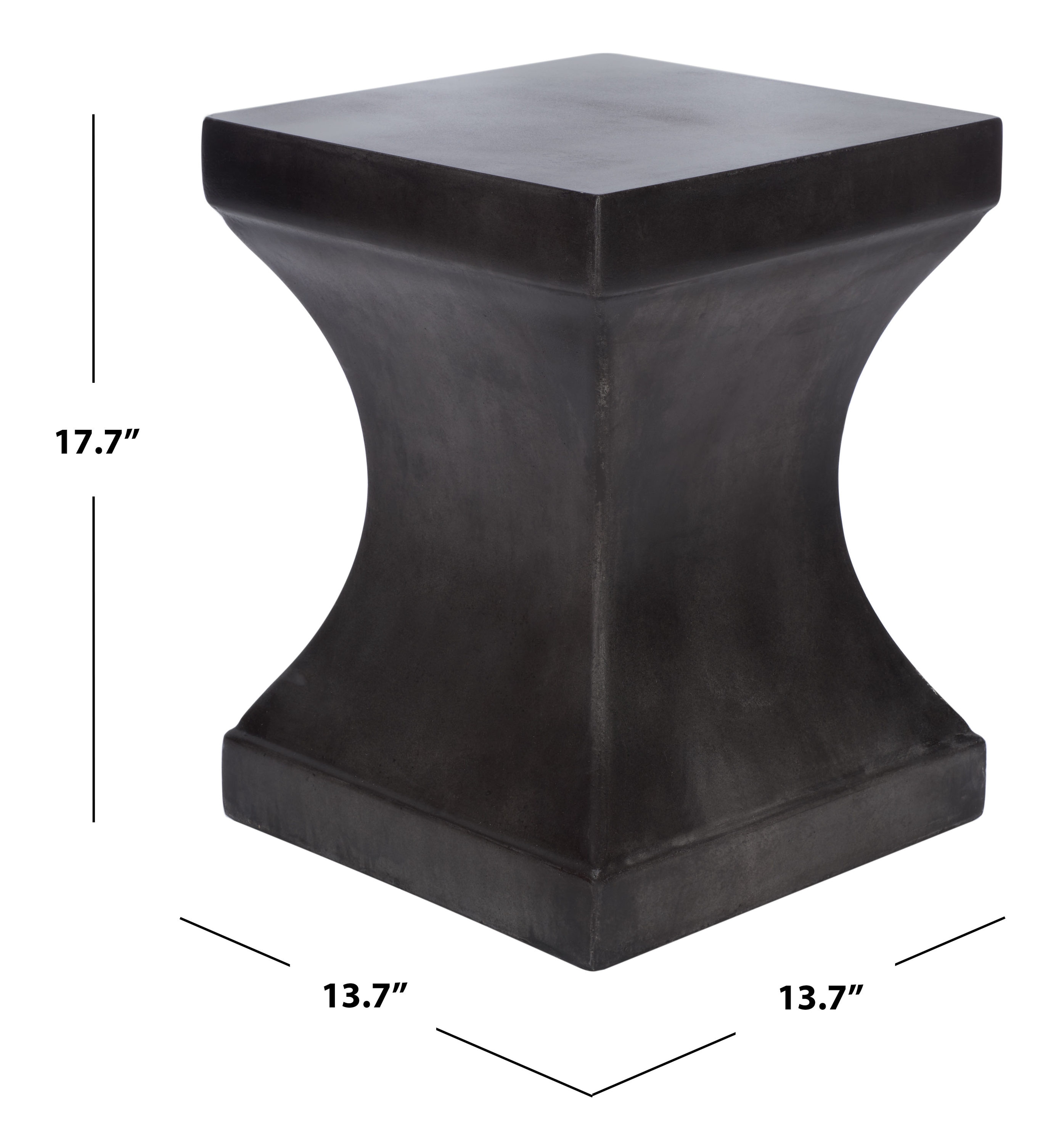 Black on sale garden stool