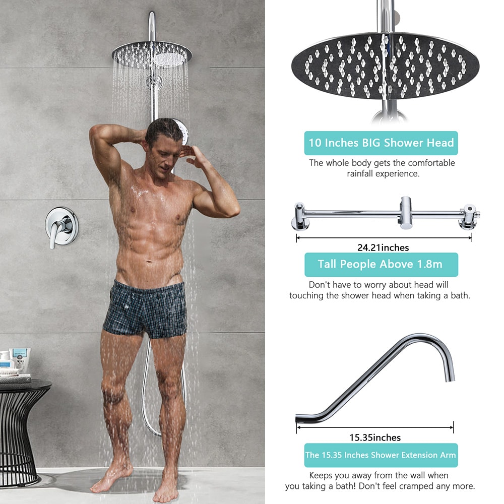 EQLOO AE137-CH Fixed-Showerhead - View #7