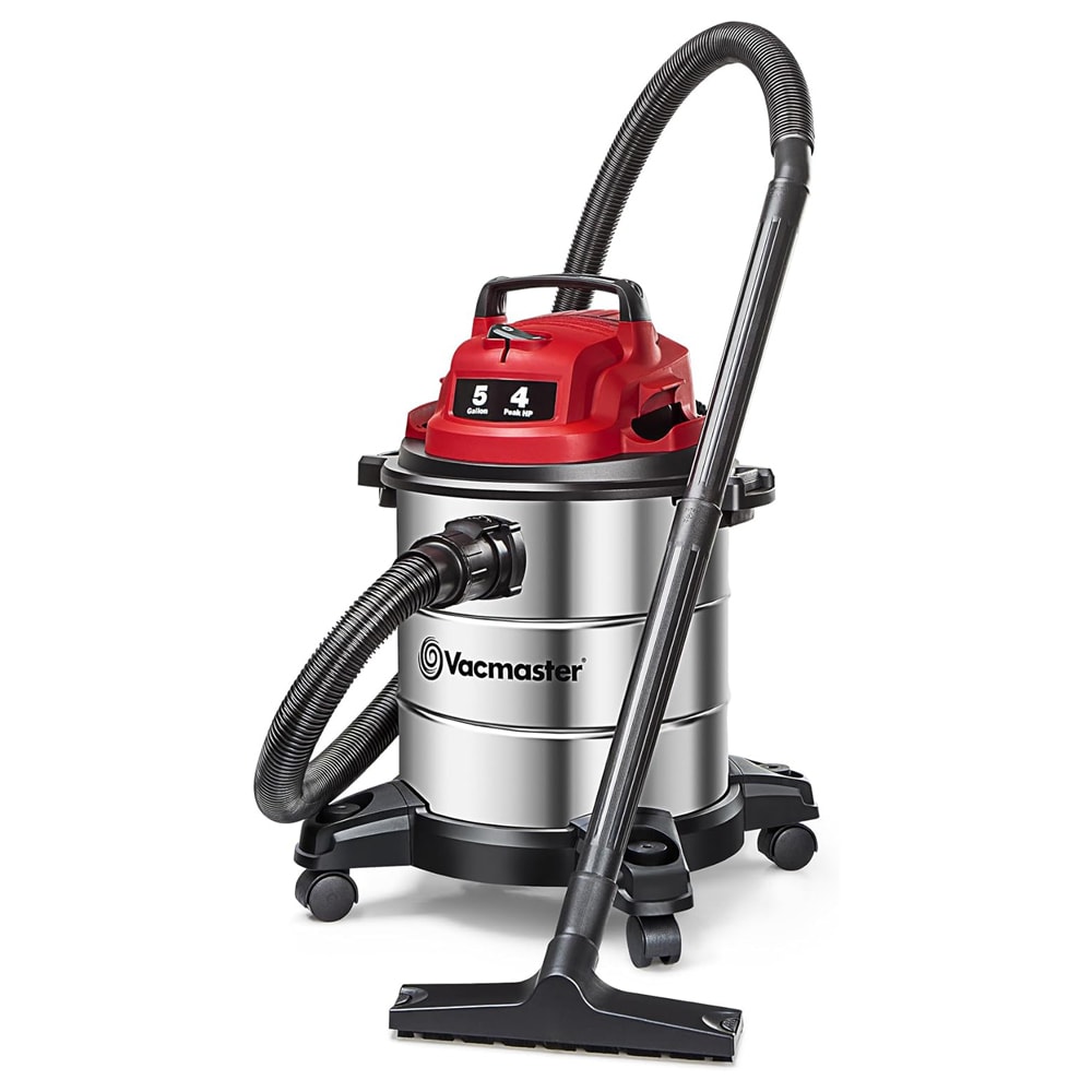 Vacmaster  5 Gallon 4 Peak HP Stainless Steel Wet Dry Vacuum VOC508S 1101
