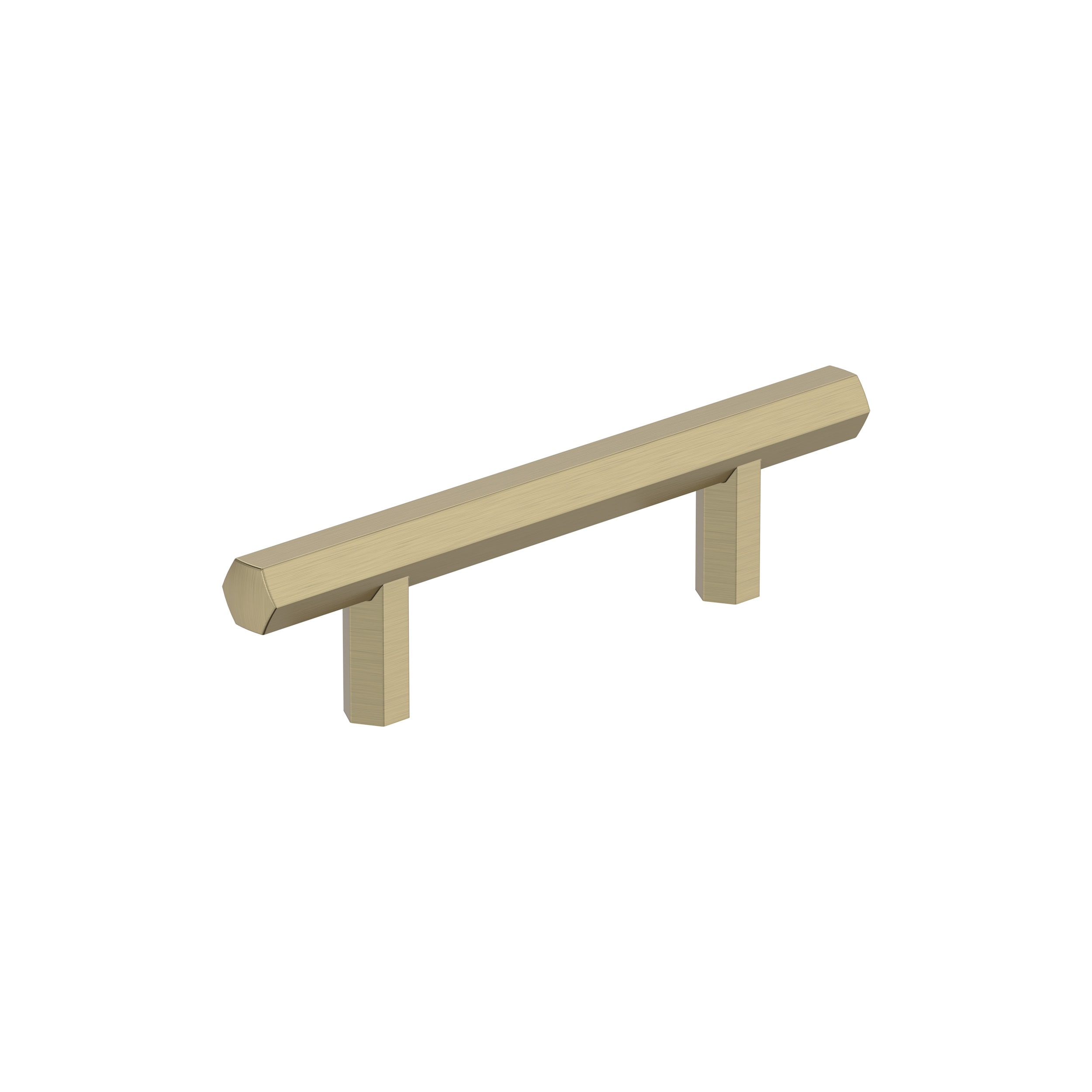 Amerock BP37365BBZ Caliber 3-in , 76mm Center to Center Golden Champagne Cylindrical Bar