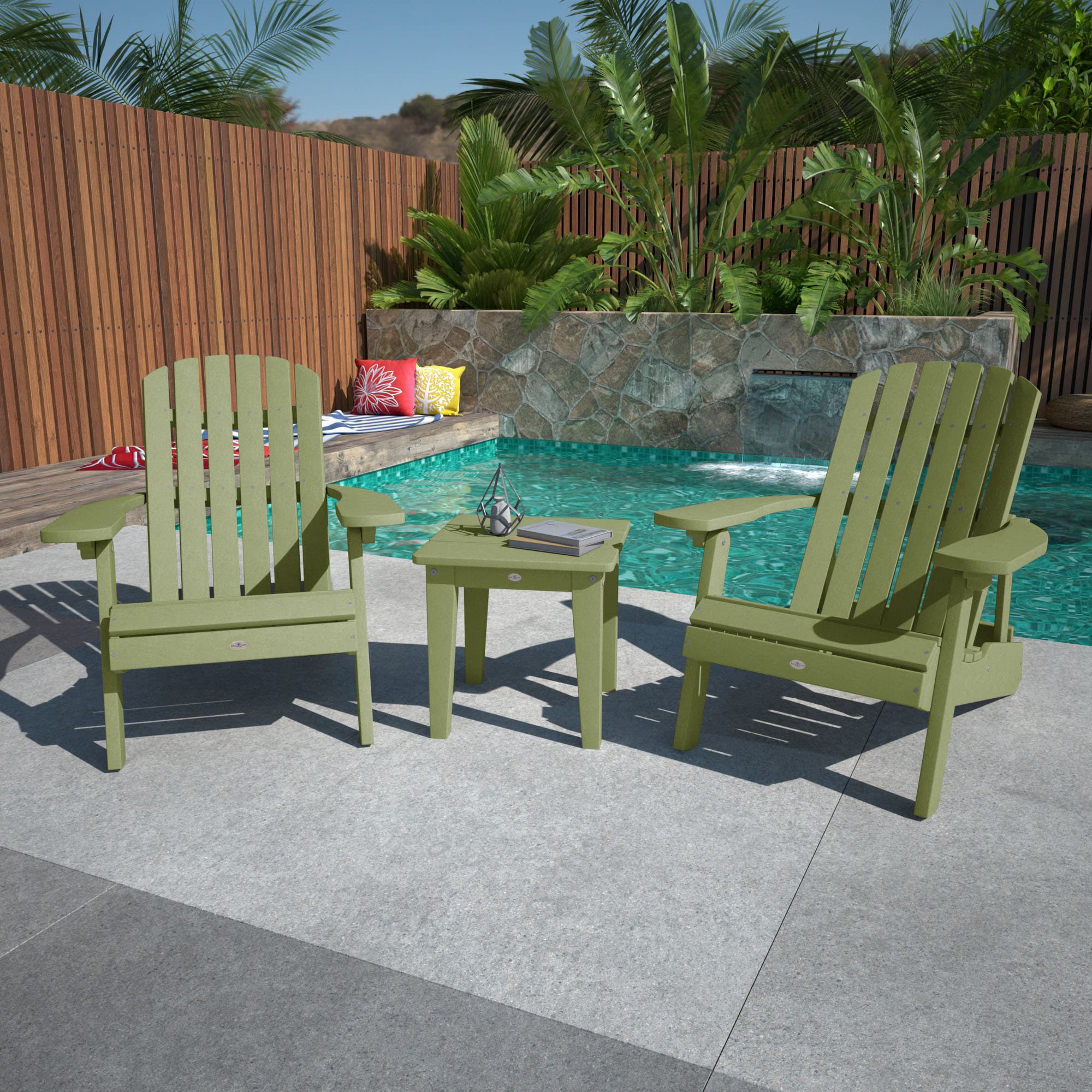 highwood BV-KT3CHL102-PGR Cape 3 -Piece Patio Conversation Set