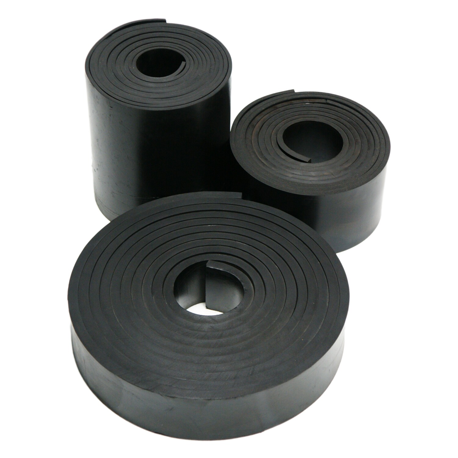 Rubber-Cal Neoprene 1/4-in T x 4-in W x 36-in L Black Commercial 60A Durometer Rubber Sheet | 30-S60-250-004-036