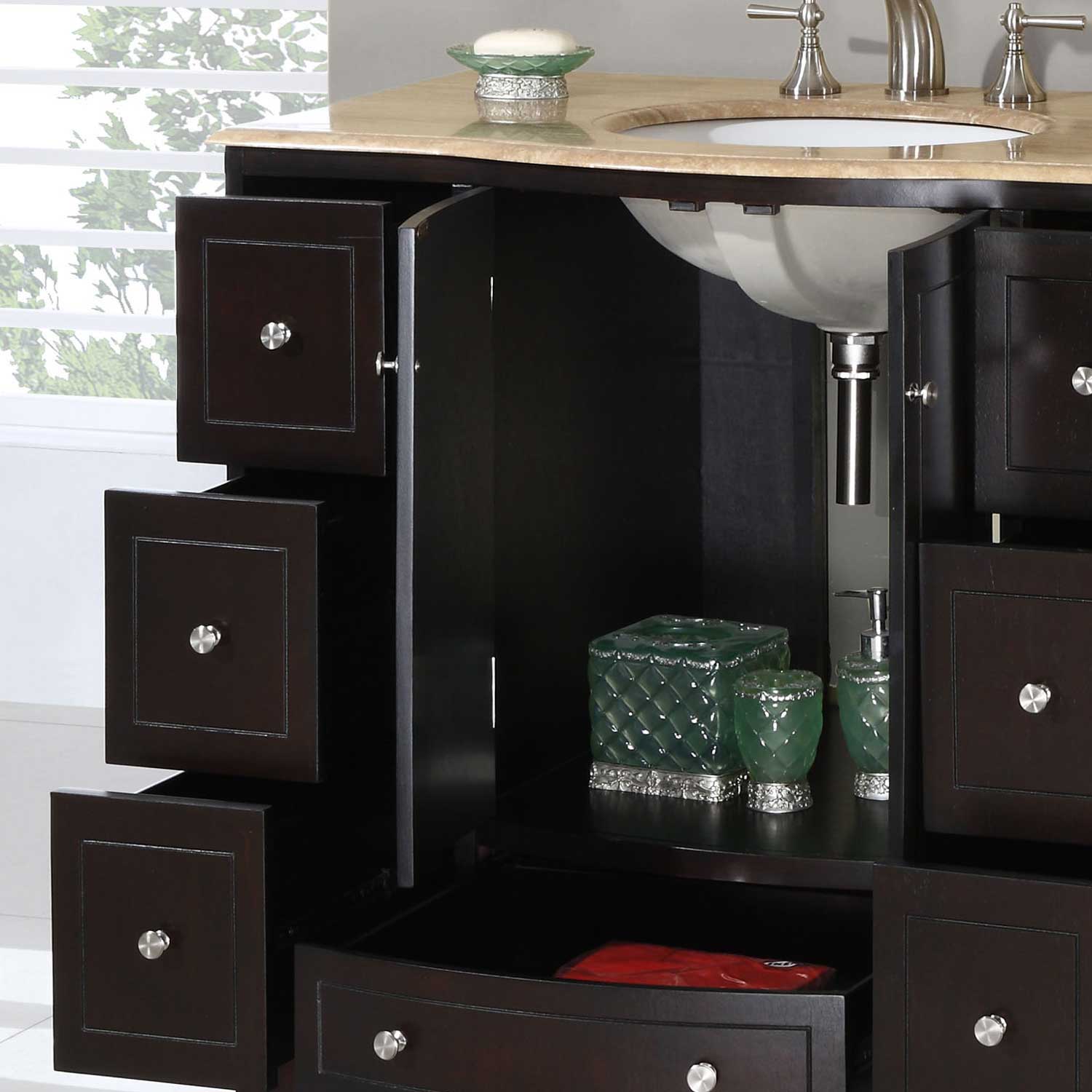 Silkroad Exclusive HYP-0703-T-UWC-40 Bath-Vanity-Combo - View #8