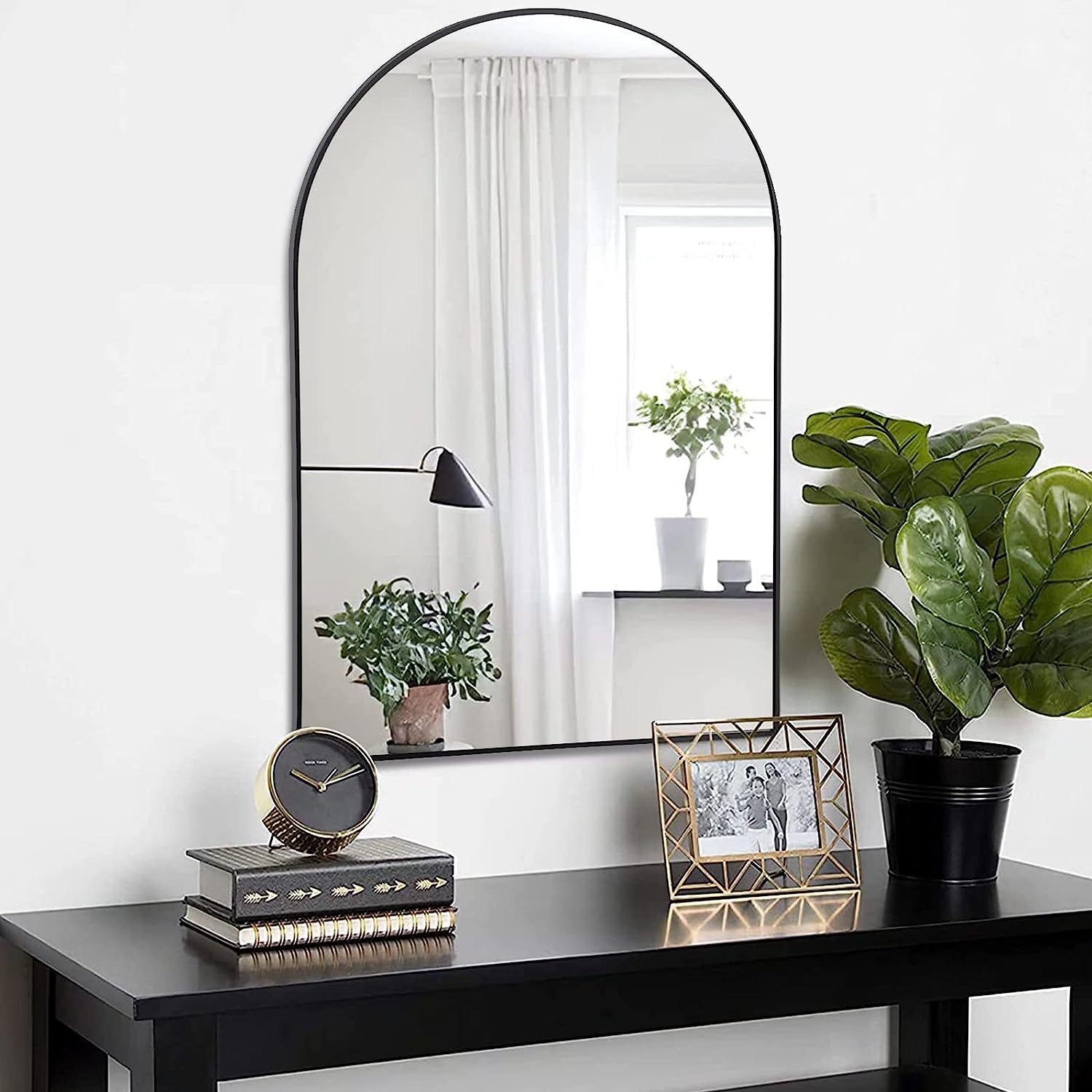 AAZJ JHR-MR2436ARBK Framed-Bath-Mirrors - View #2
