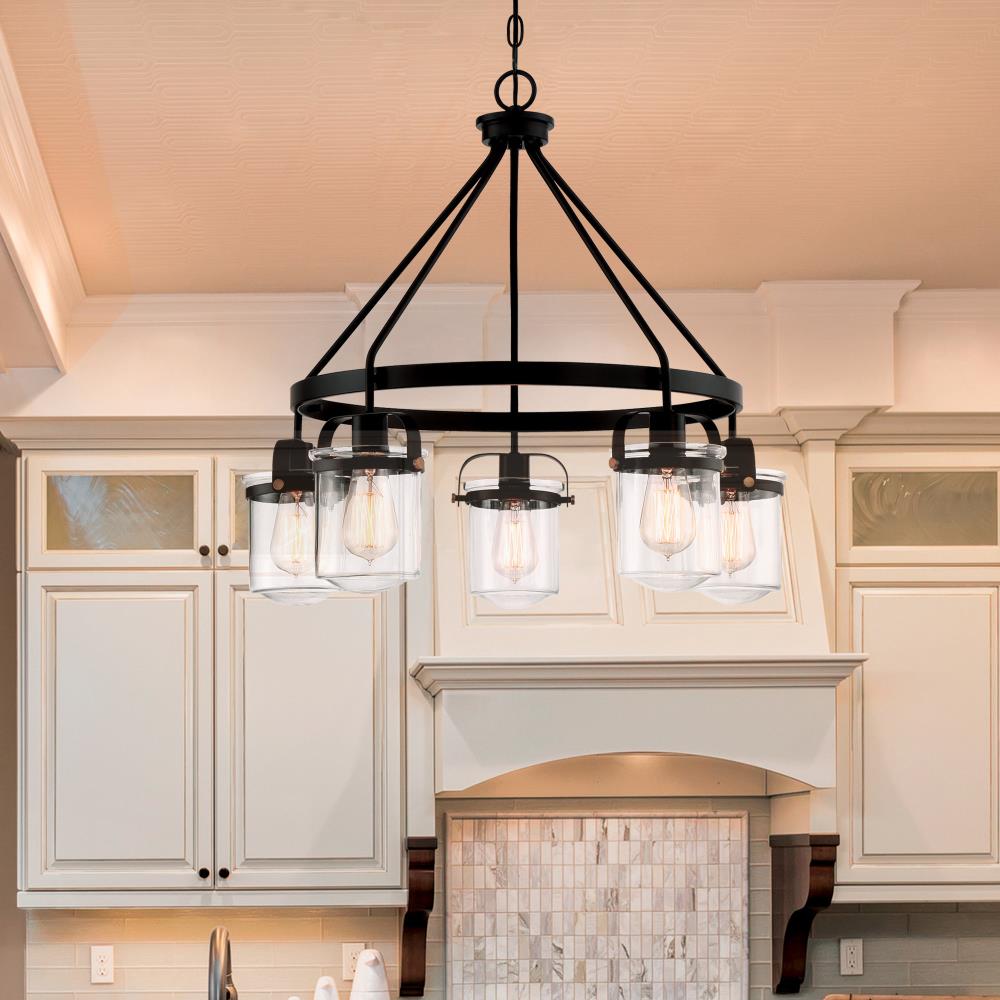 Designers Fountain 90685-ORB Jaxon 5 -Light Oil-rubbed Bronze Modern/contemporary For Use in Bedrooms, Dining Rooms, Foyers, Kitchens, Living Rooms Chandelier