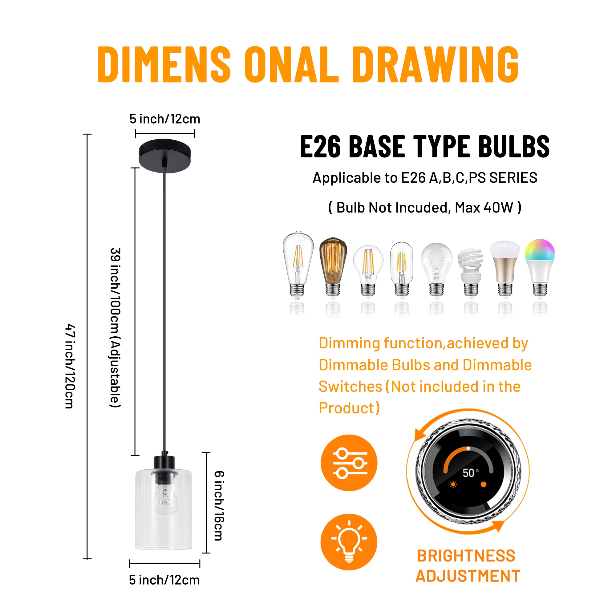 EFPERFECT DS-DY50 Pendant-Lights - View #6