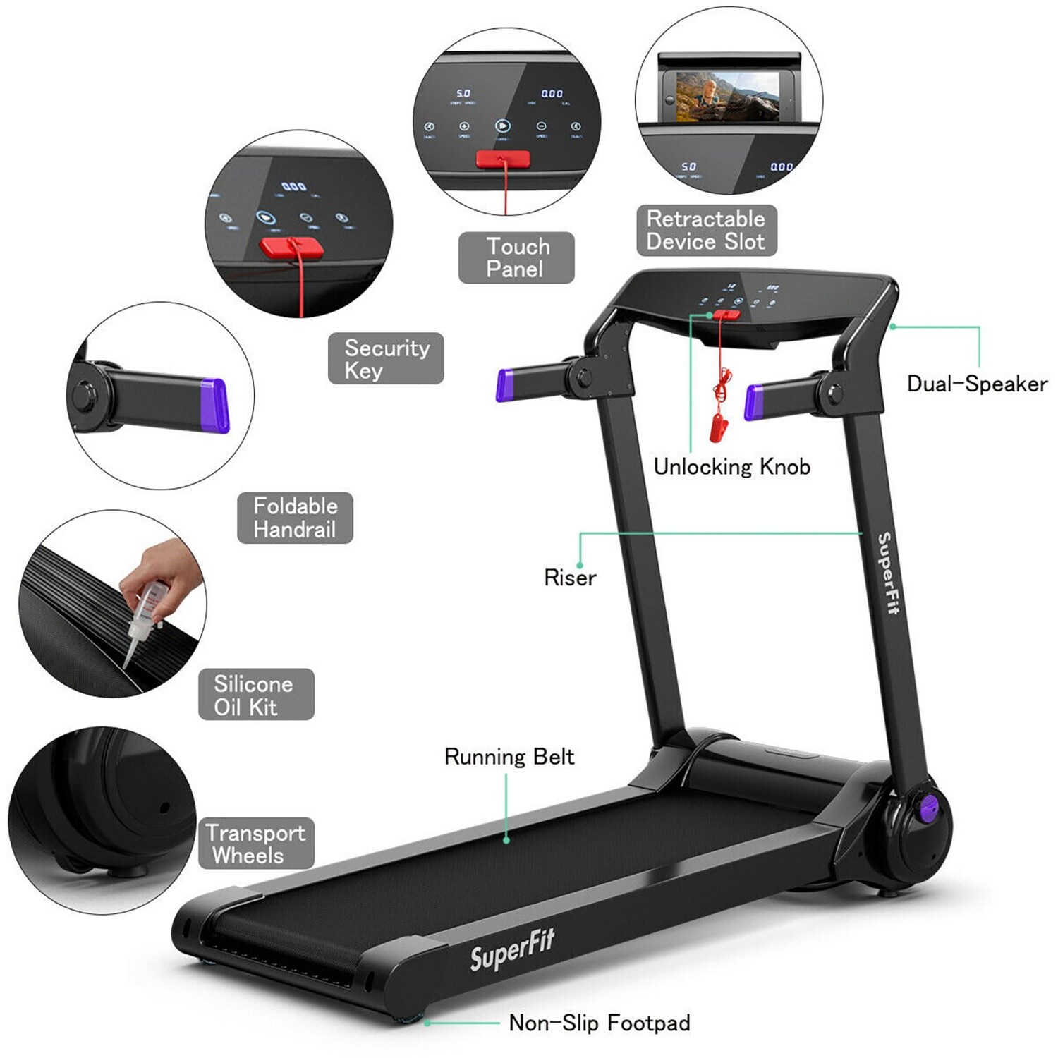 Costway CSHY004117 treadmills - View #4