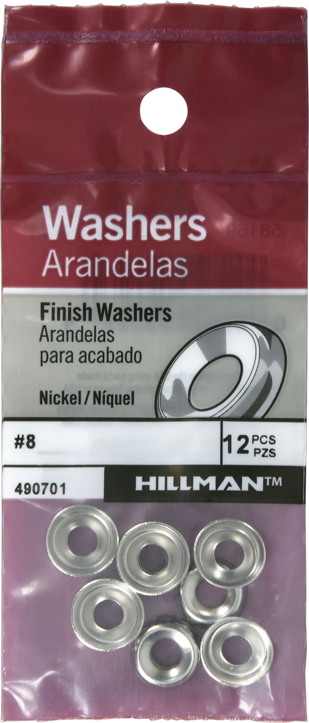 #12 Select your Quantity Brass Finish Washers