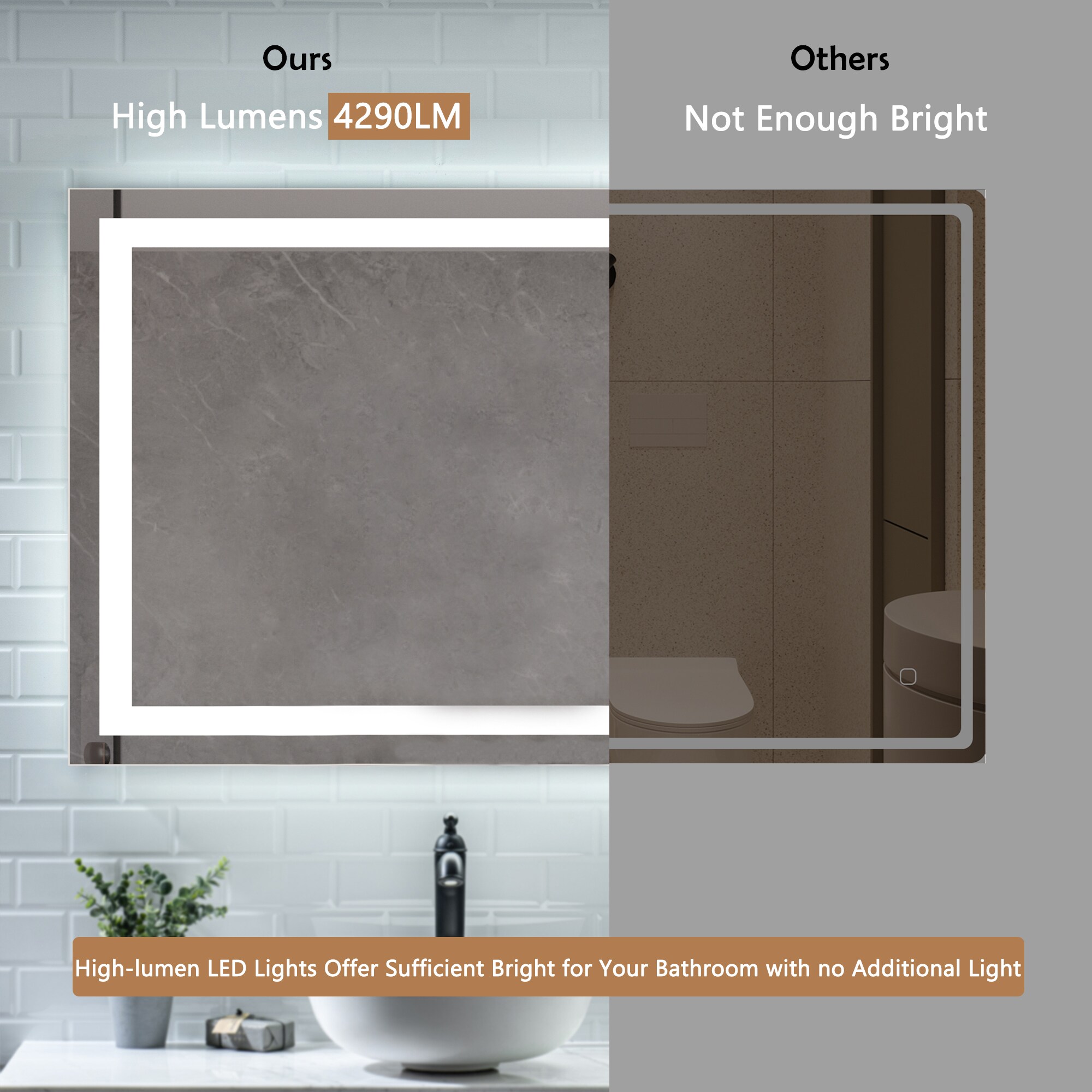 KINWELL MCG0504 Framed-Bath-Mirrors - View #8