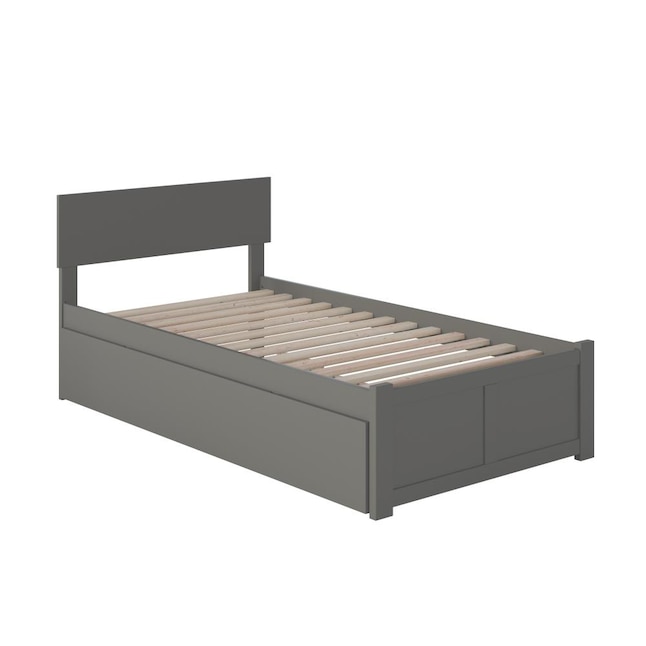 Afi Furnishings Orlando Grey Twin Xl, Twin Xl Trundle Bed With Storage