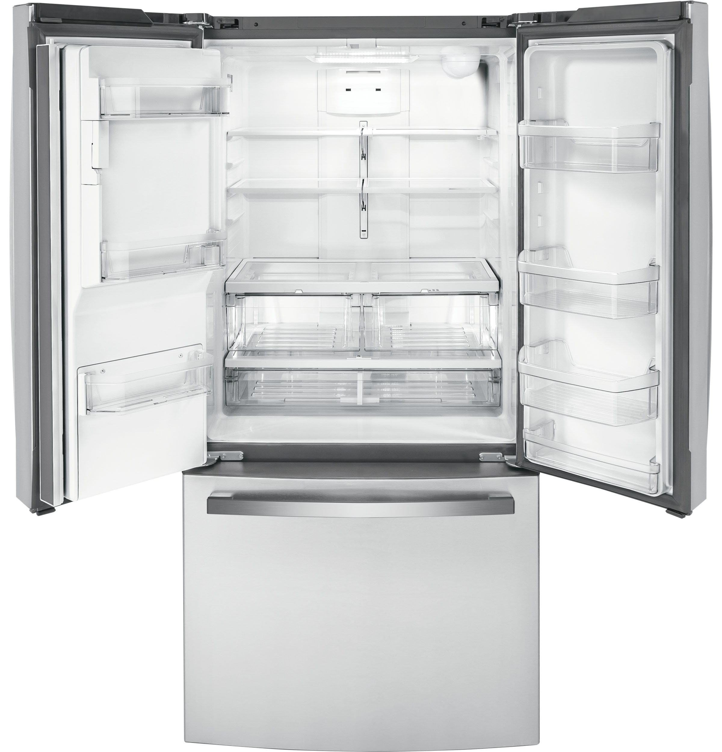 GE GYE18JYLFS French-Door-Refrigerators - View #3