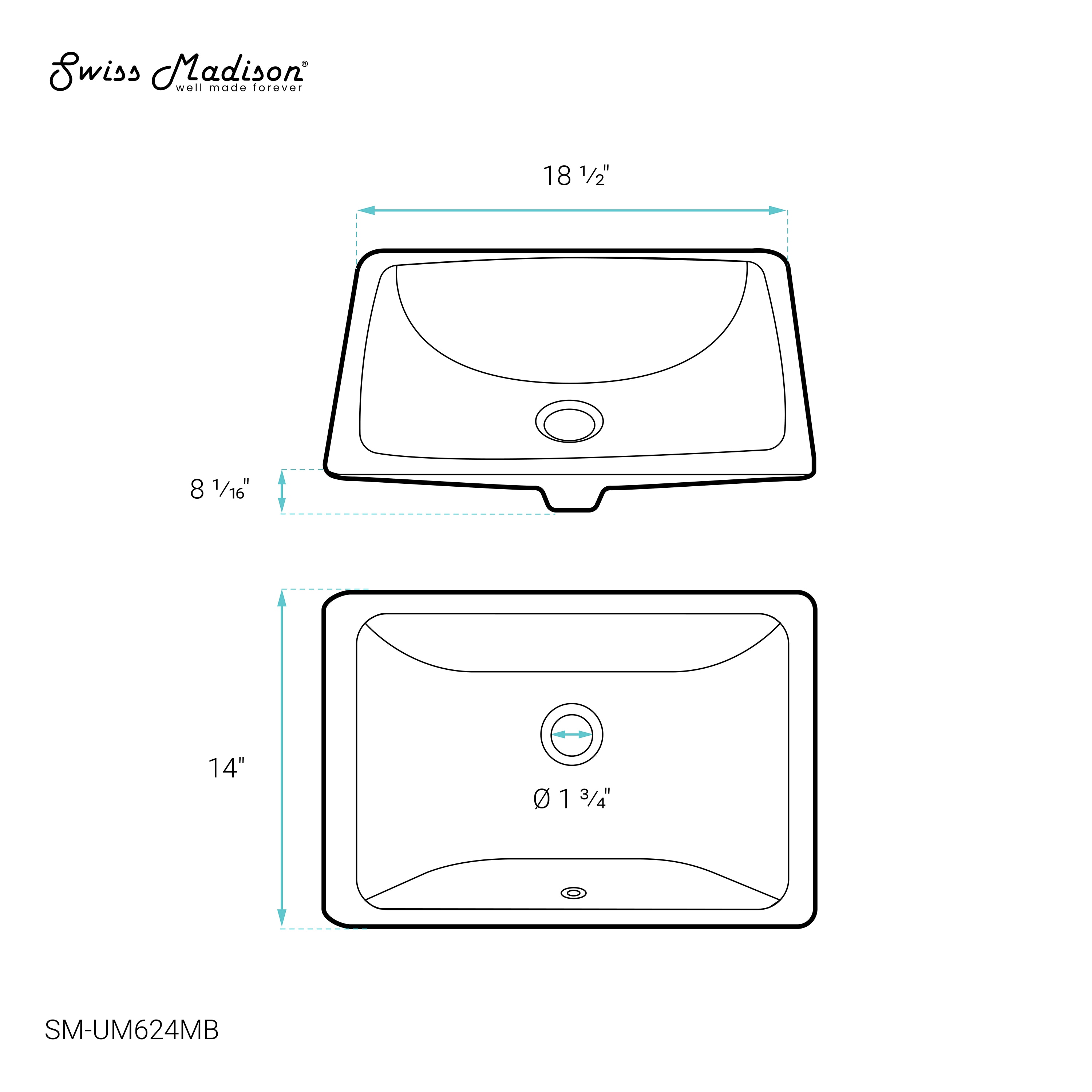Swiss Madison SM-25-KUNNS03BK Bath-Sink - View #7