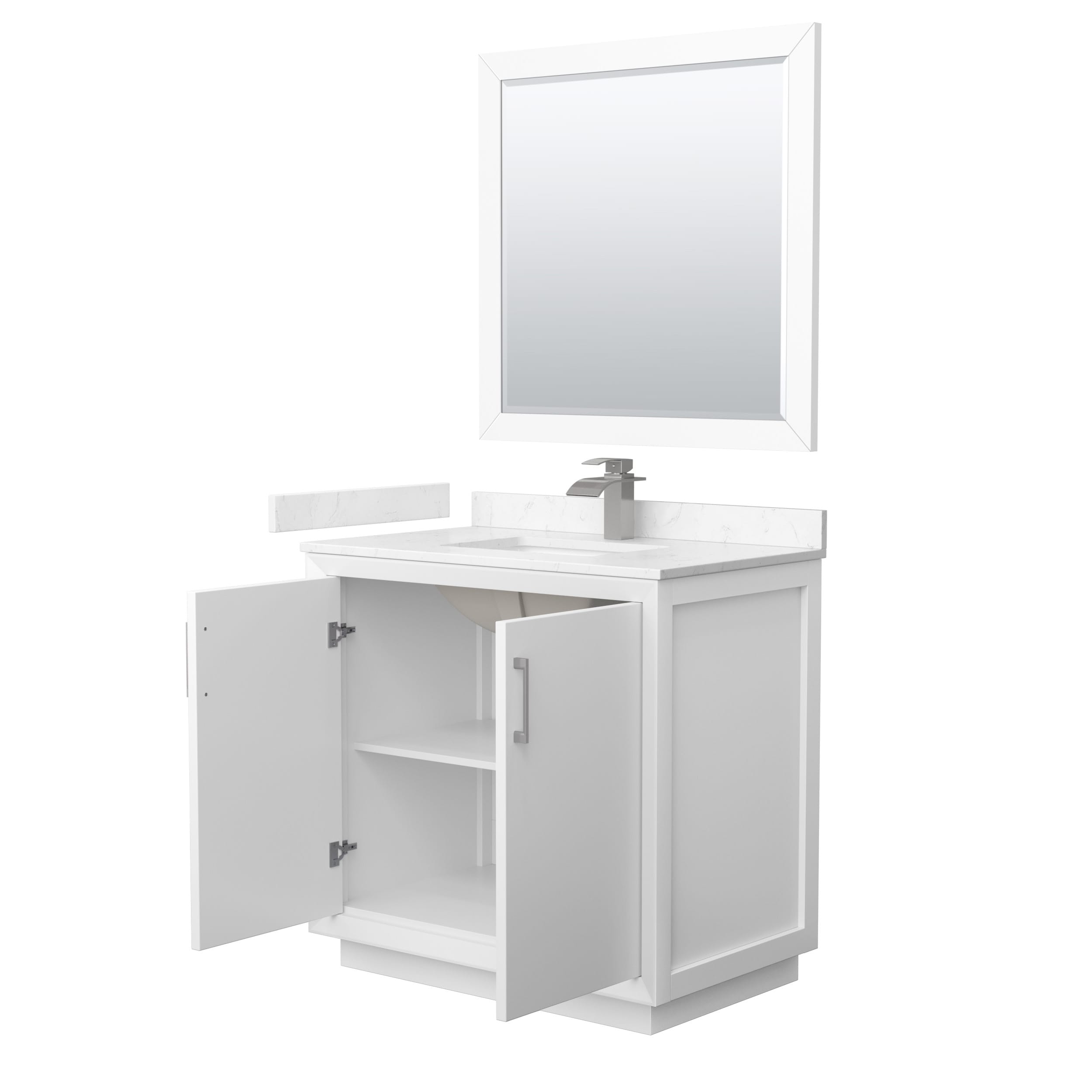 Wyndham Collection WCF414136SWHC2UNSM34 Bath-Vanity-Combo - View #2