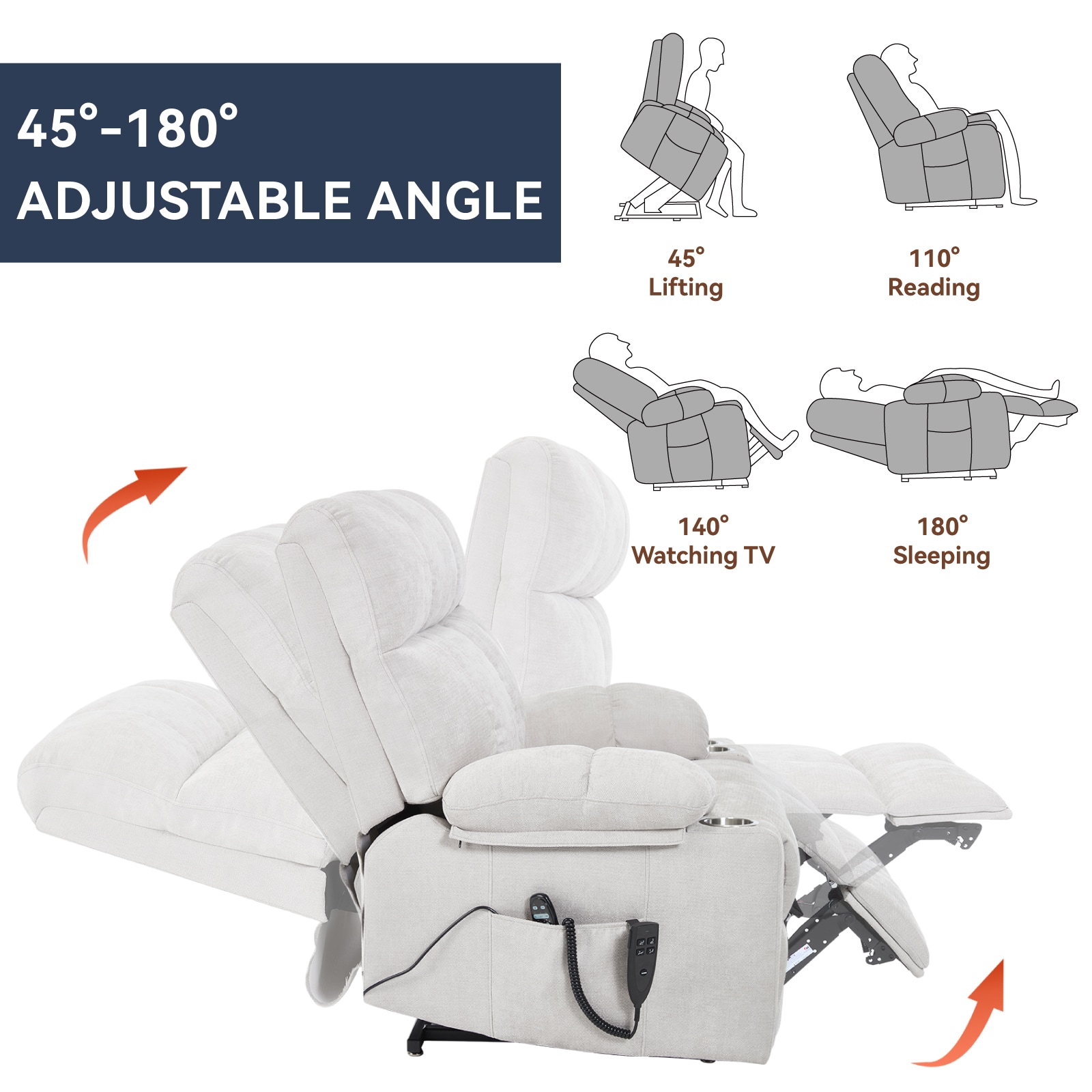 Mondawe MO-8062-BL recliners - View #5