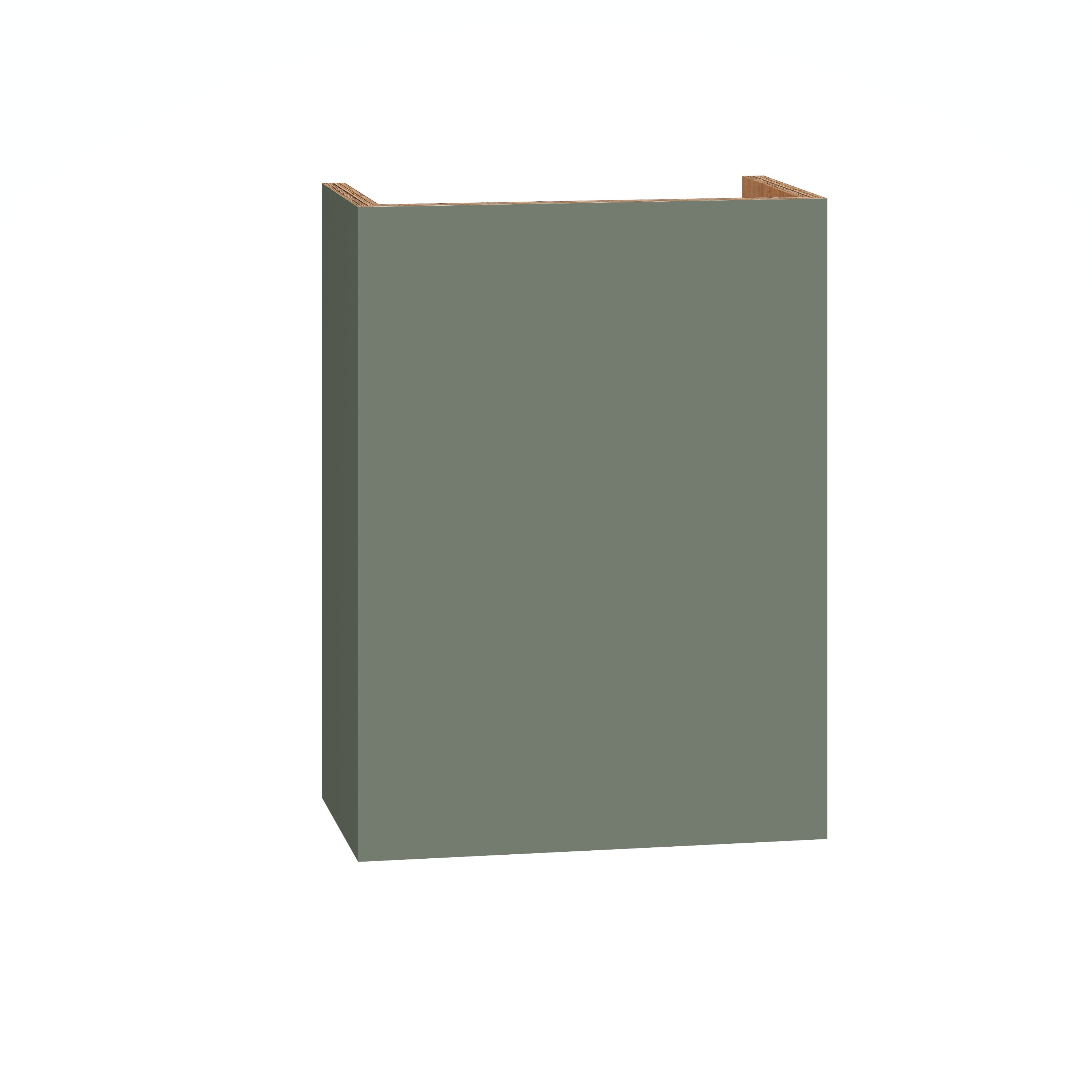 Diamond Express 61H-WHC36 Hood Chimney 17.4-in W x 9.9-in H x 23.5-in D Retreat Green Painted