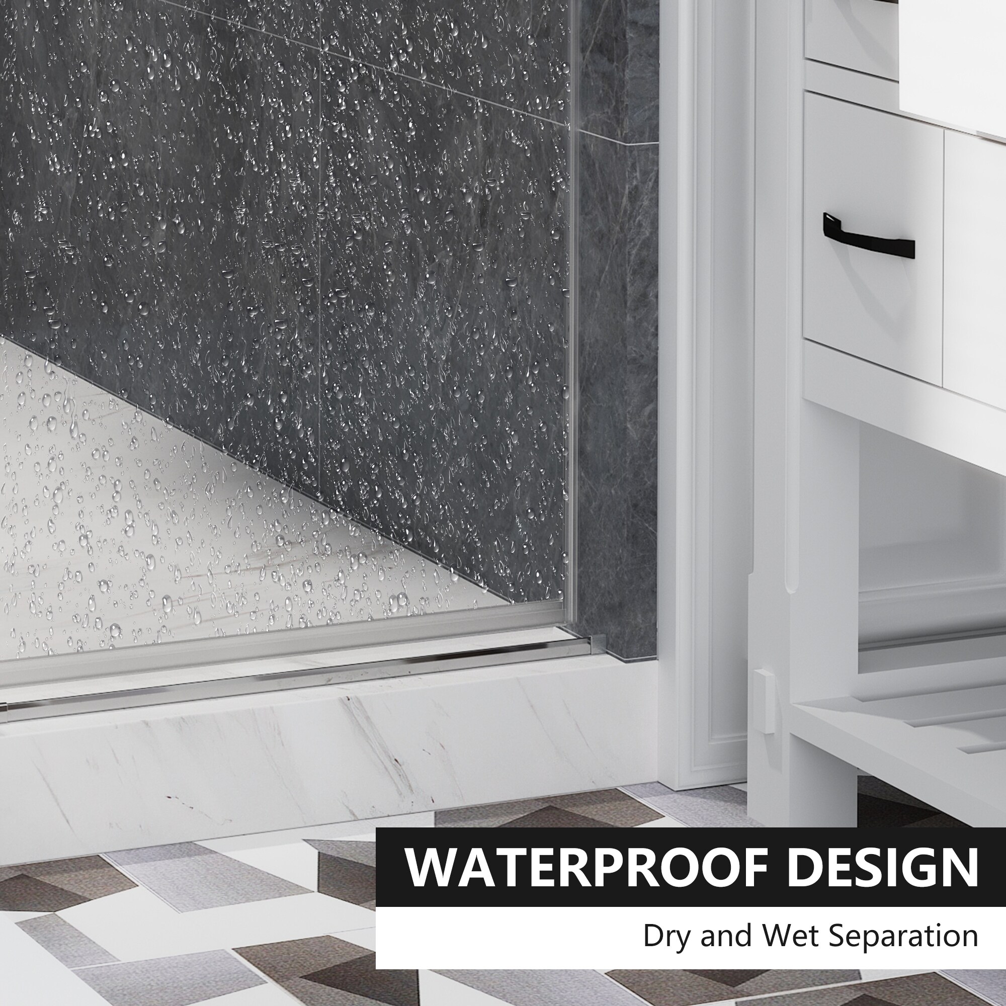 CASAINC CA-LBD9-4876BN Shower-Doors - View #9