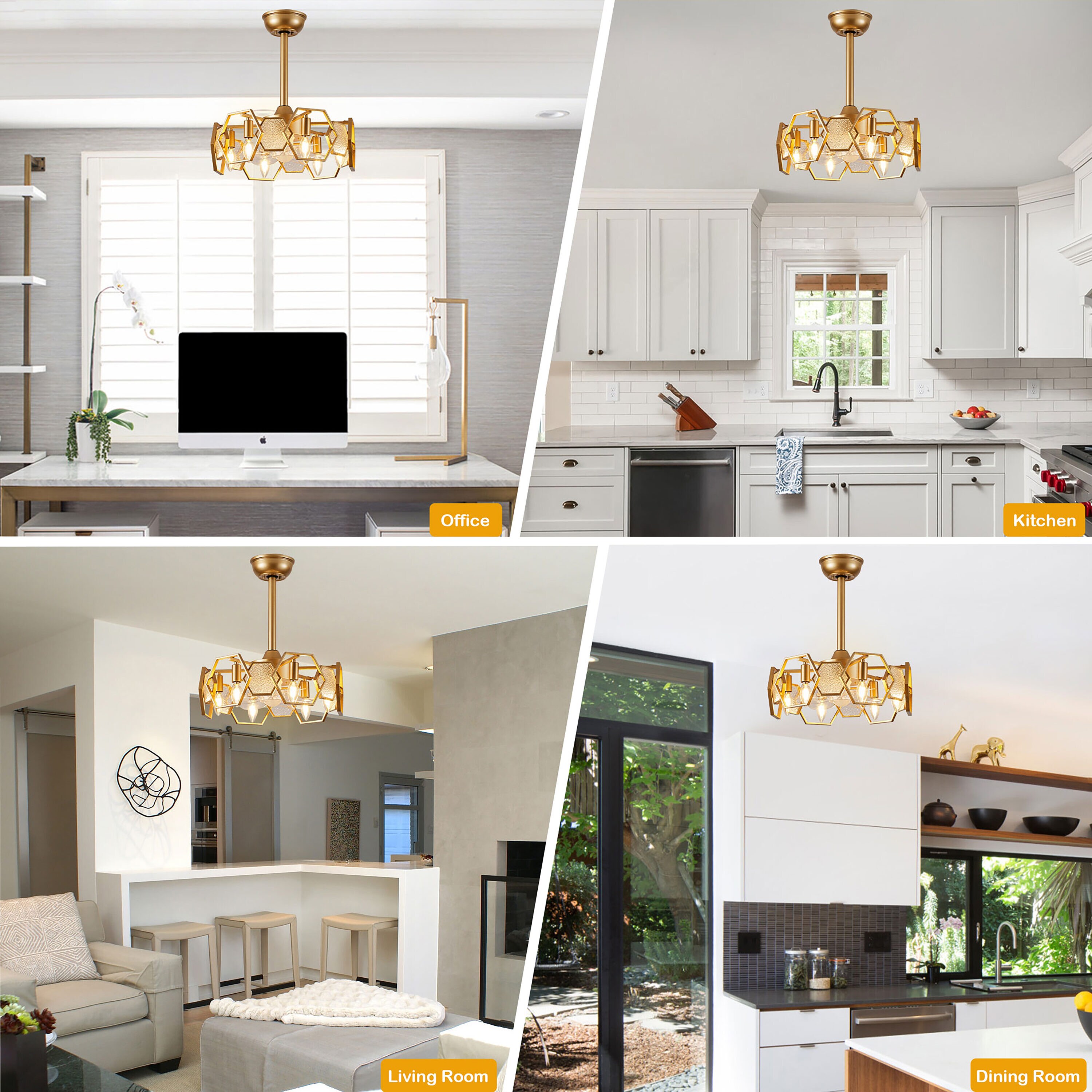 Oaks Decor DC1903-G Ceiling-Fans - View #4