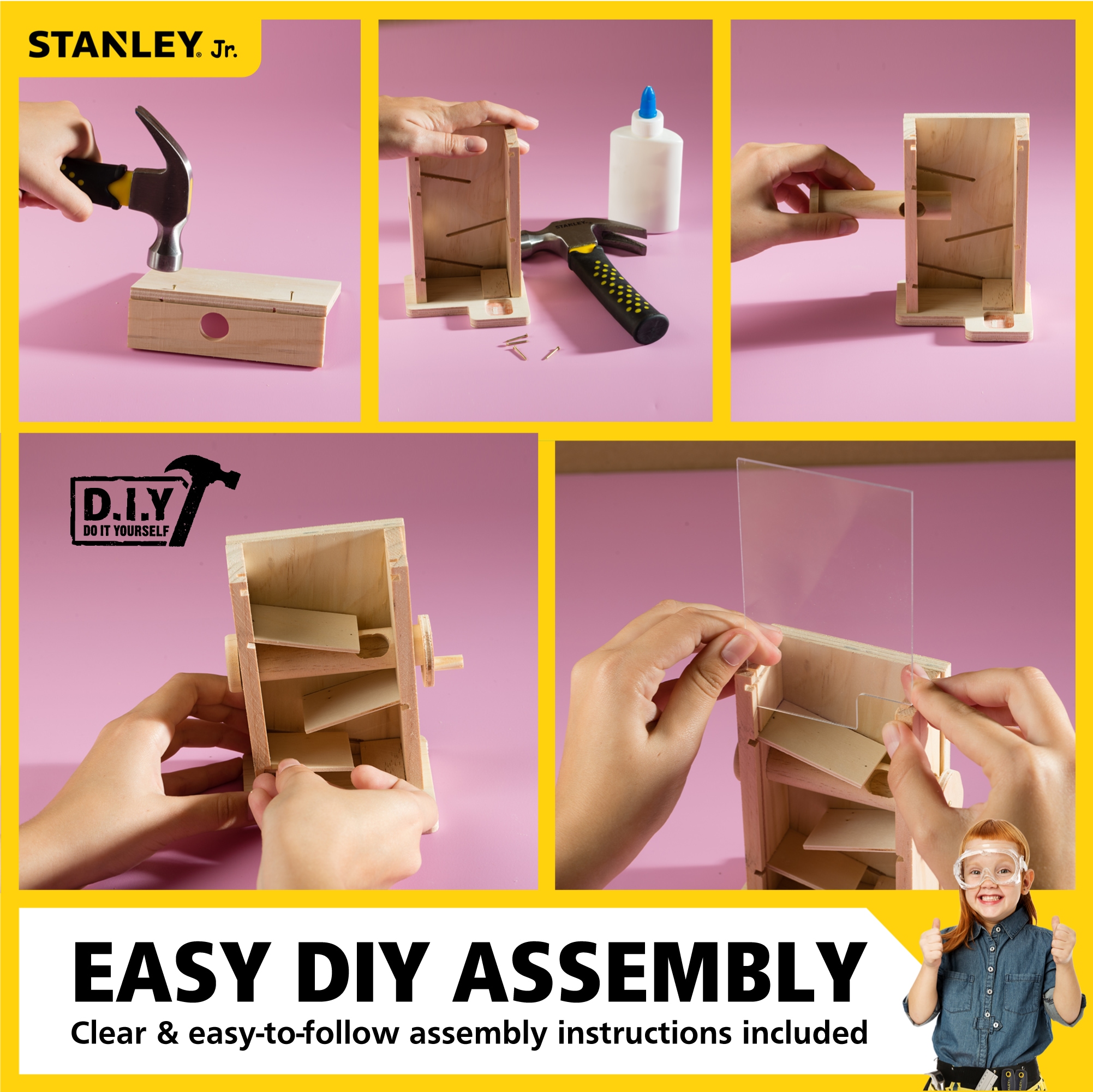 Stanley Jr. OLJK009-SY Kids-Woodworking-Project-Kits - View #5