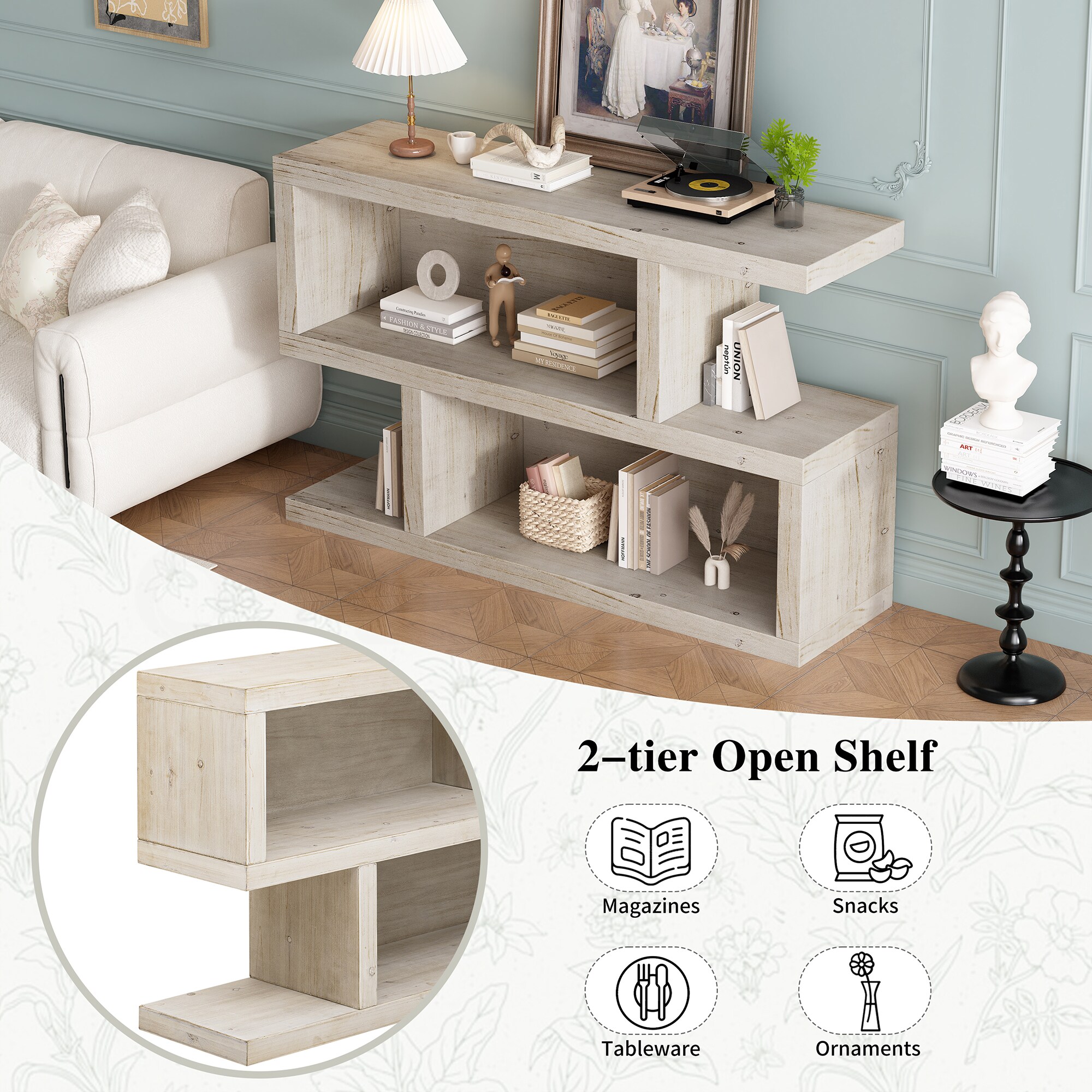 SINOFURN SYA330157BG Console-Sofa-Tables - View #4