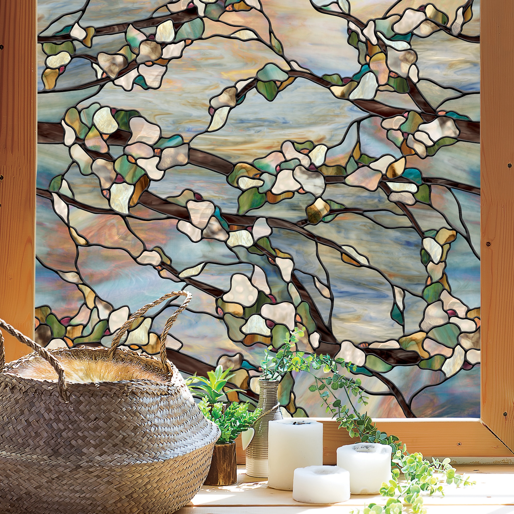Artscape 01-0720 Sunset 24-in x 36-in Decorative Privacy-control Window Film