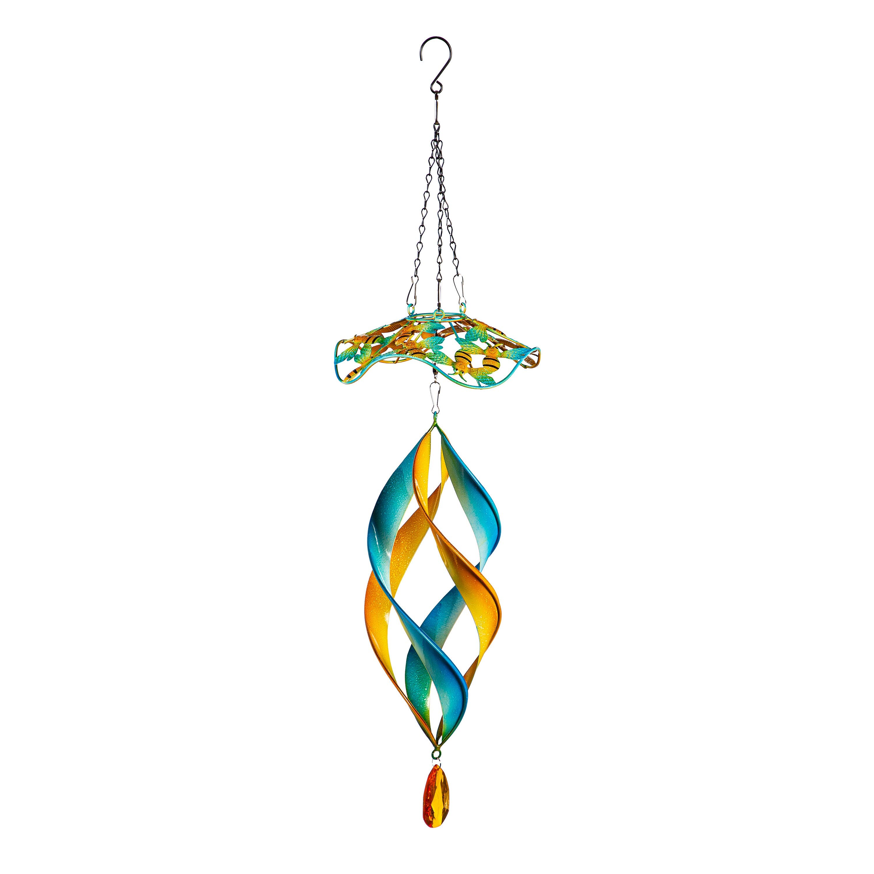 Evergreen Multi-color Aluminum Wind Spinner #47M5872