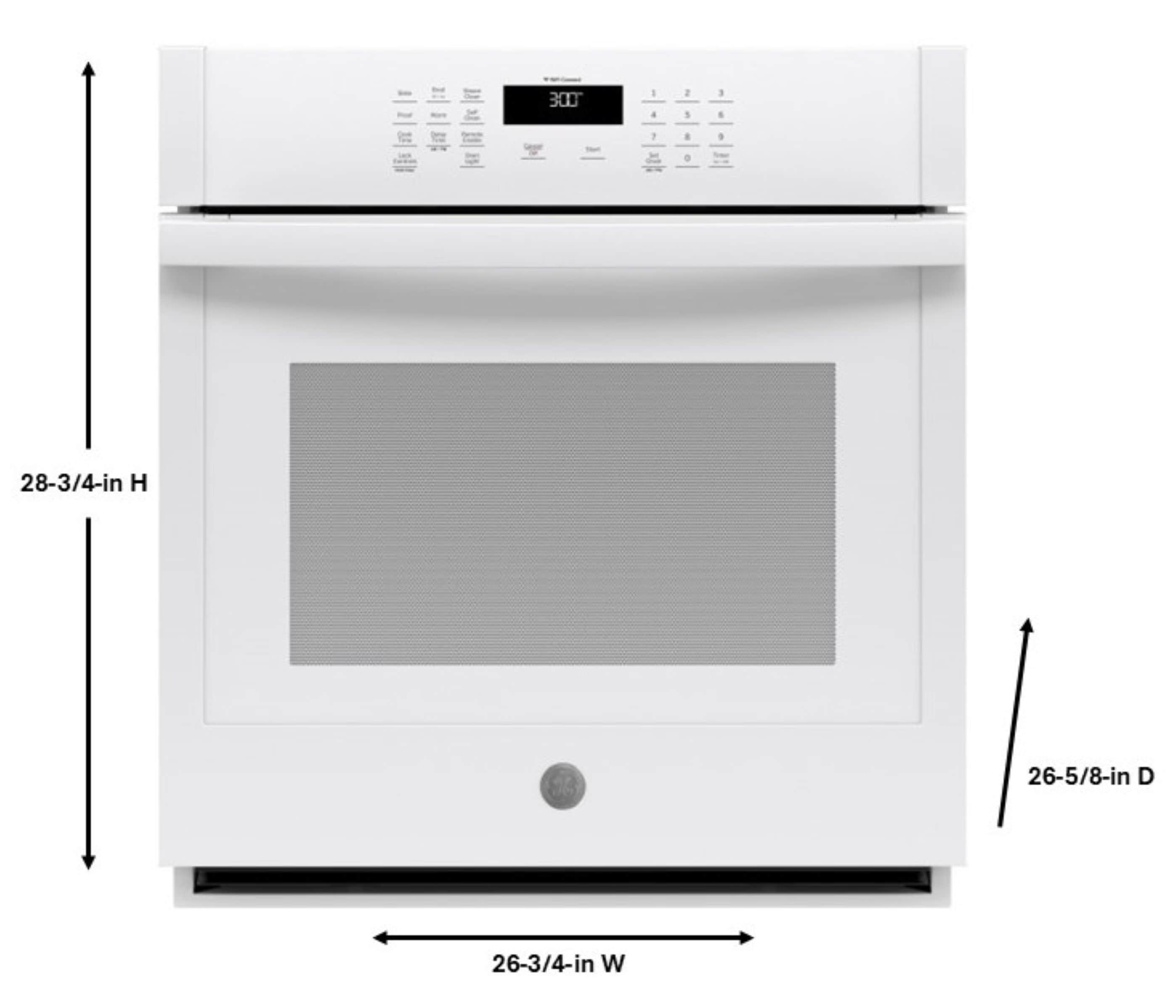 GE JKS3000DNWW Swall-Elec-Oven - View #11