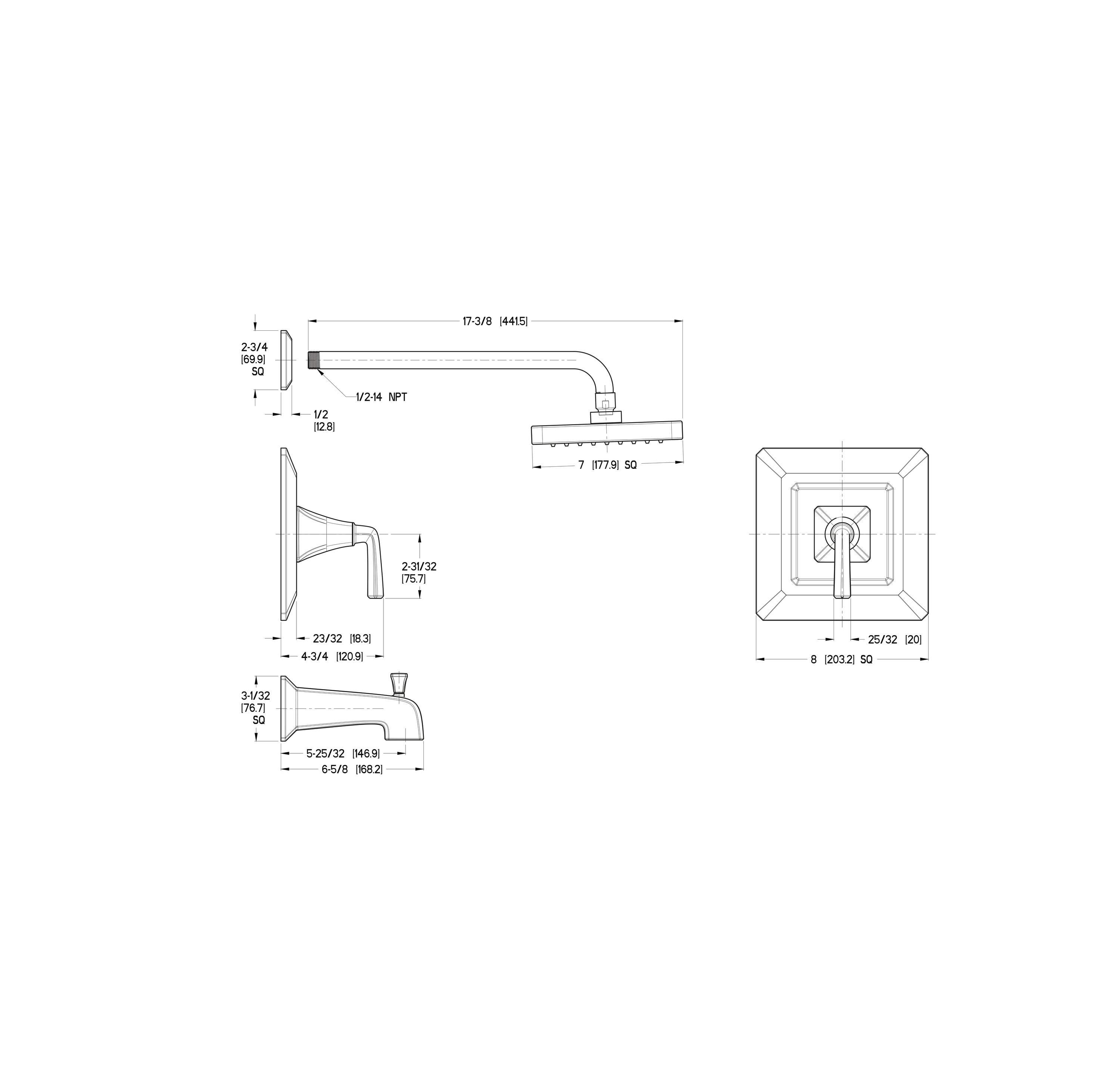 Pfister LG89-7FEY Tub-Shower-Faucets - View #2