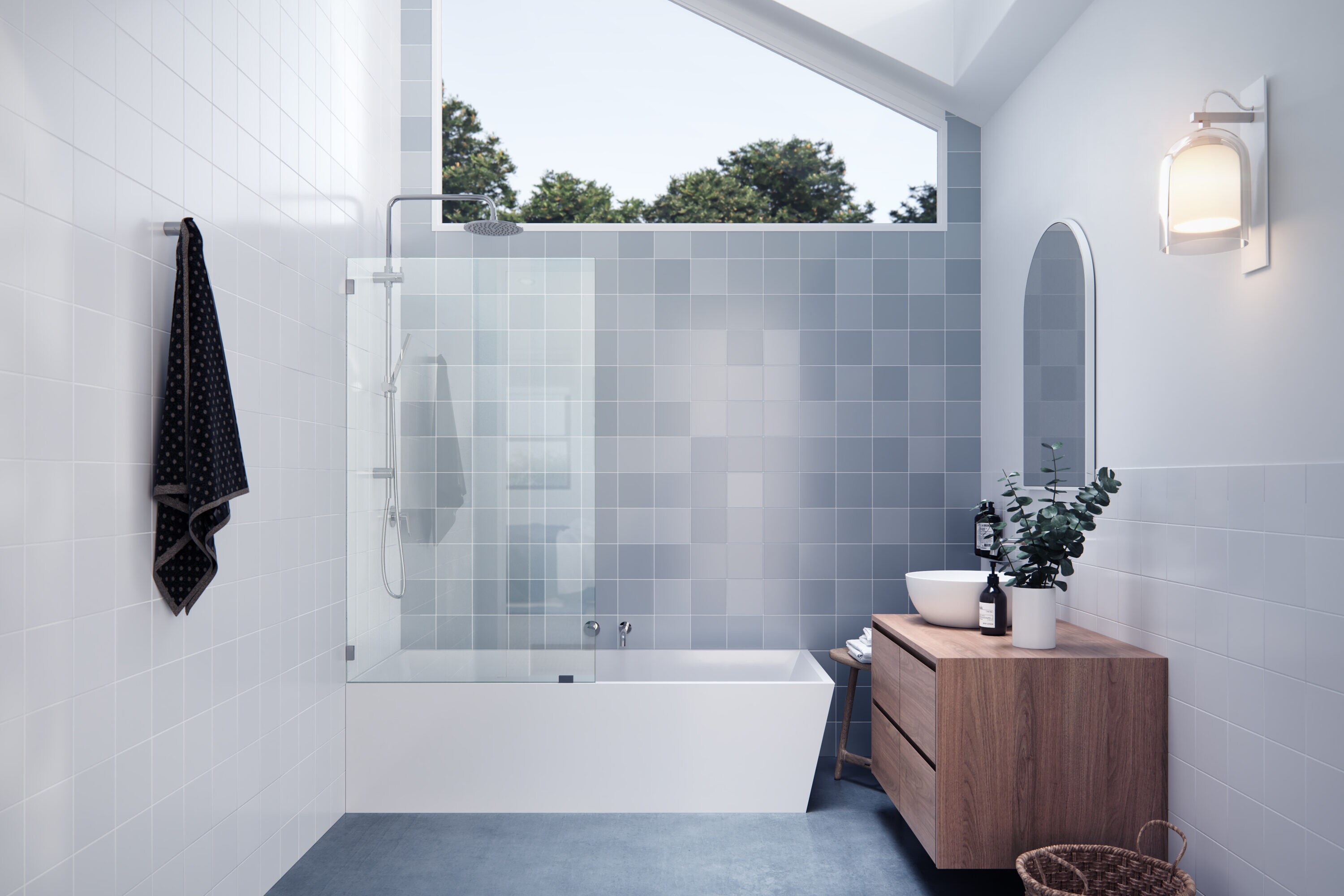 Glass Warehouse GW-BF-32.5-CH Shower-Doors - View #2