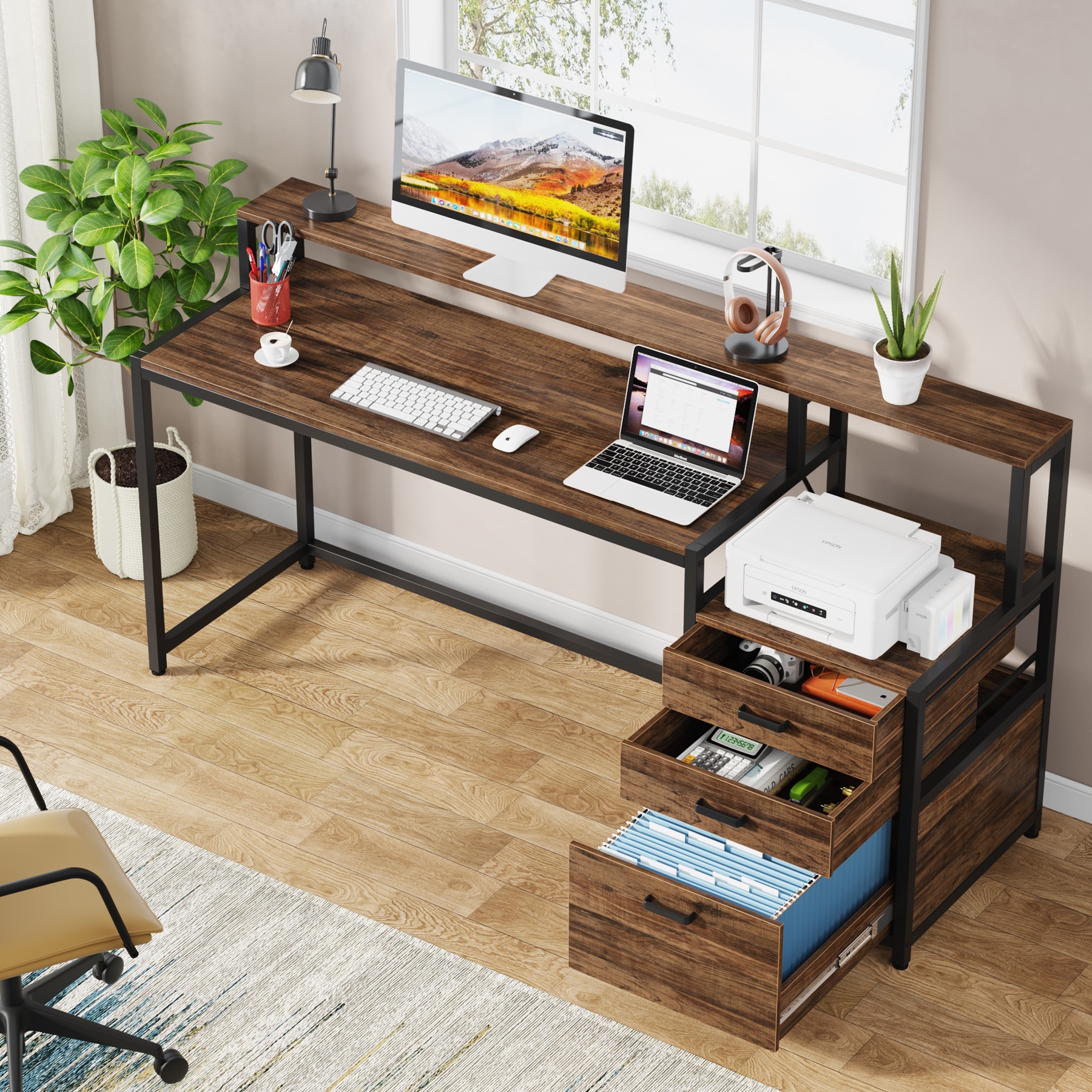 Fnova LWTJ-JW0464 Office-Tables - View #3