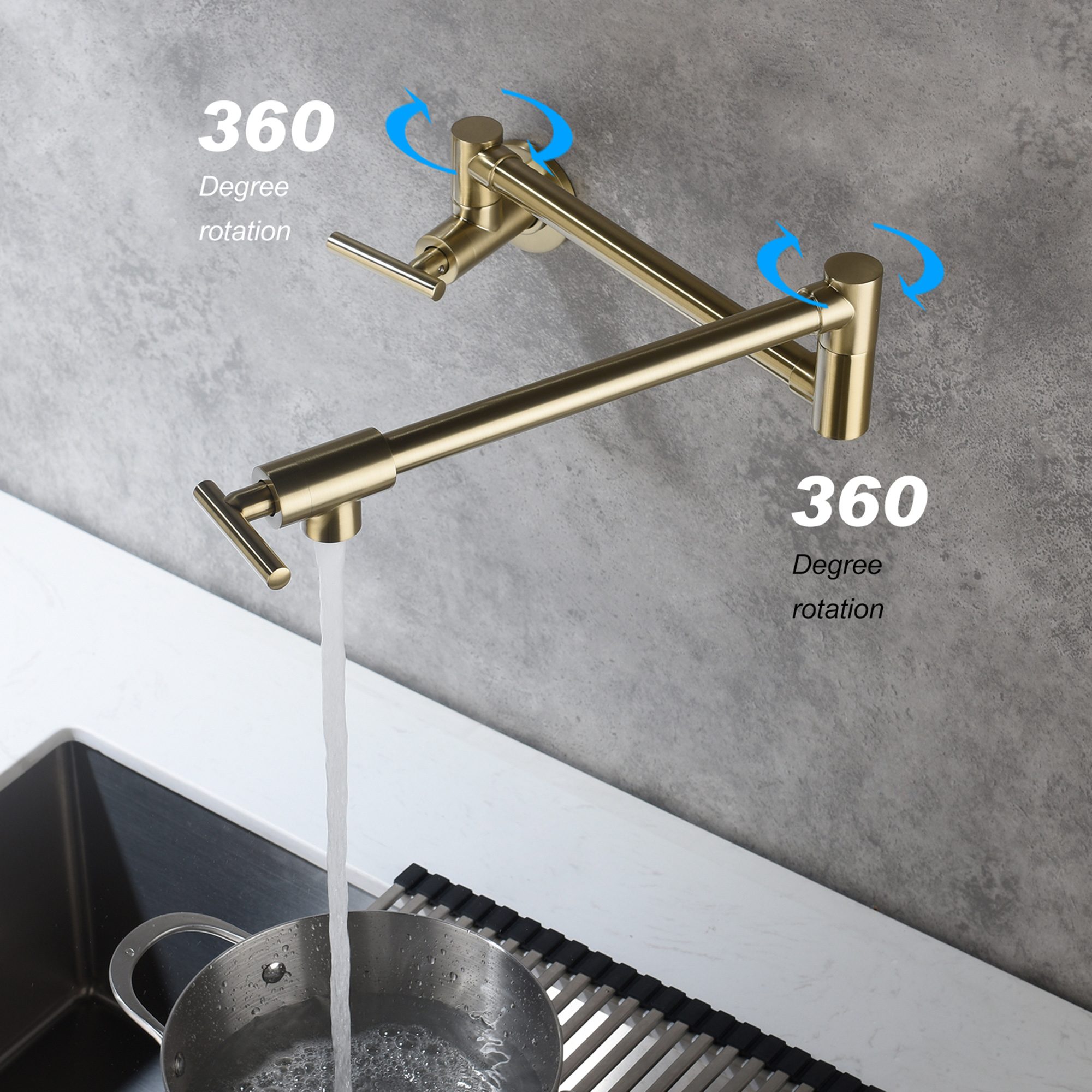 Wudkey L4-YR8W0B Kitchen-Faucets - View #4