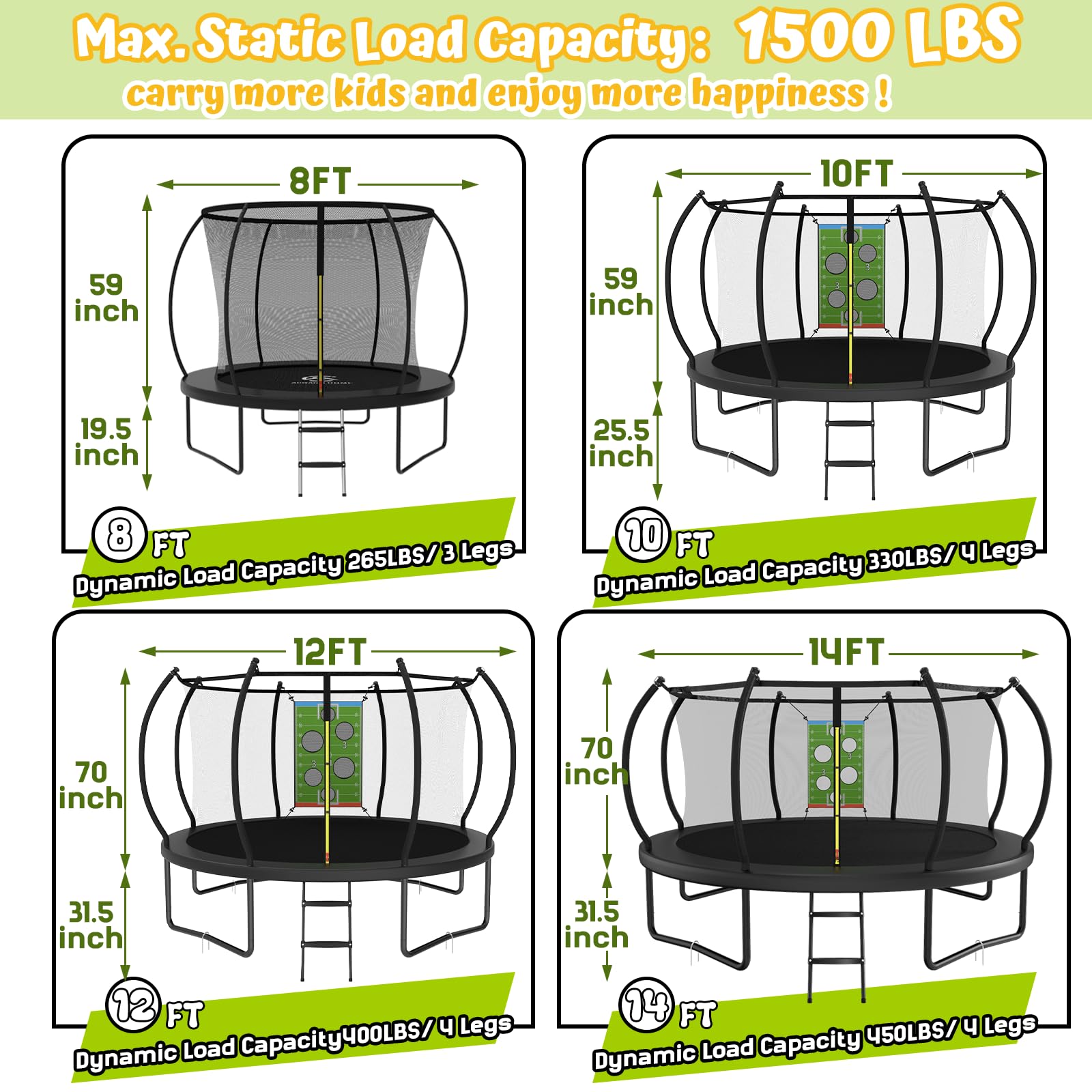 Jumpfly RT12FTBK24 trampolines - View #5