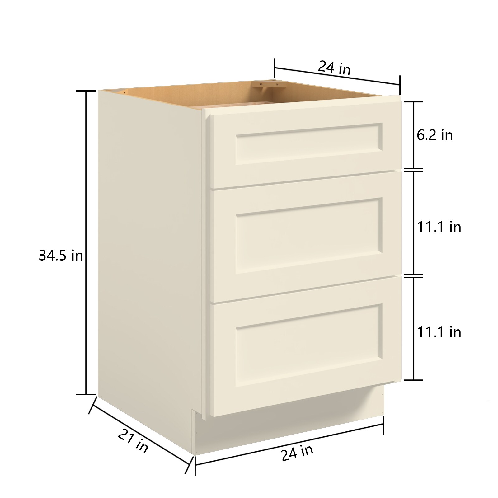 LOVMOR SA-3DB24-LOWES Cabinets-Kitchen - View #4