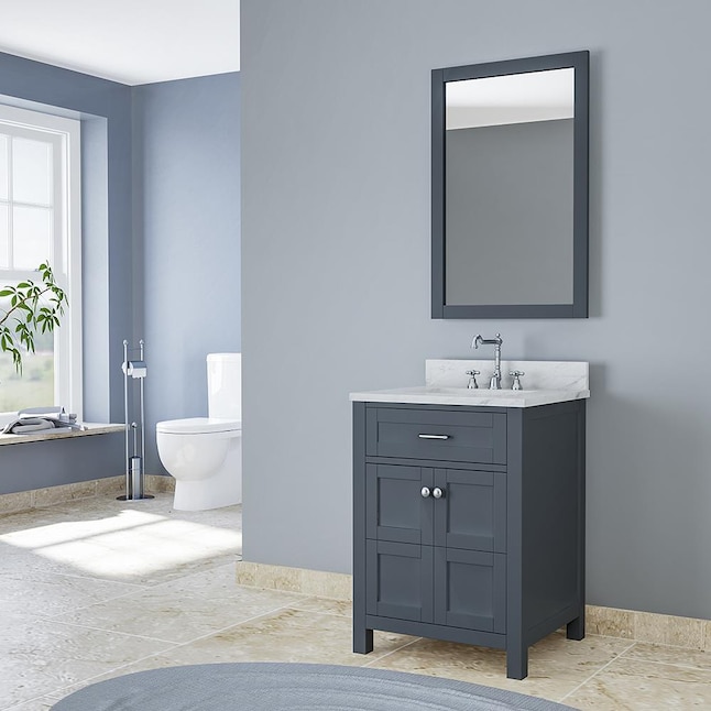 Single Sink Bathroom Vanity With, 25 Inch Bathroom Vanity Top With Sink