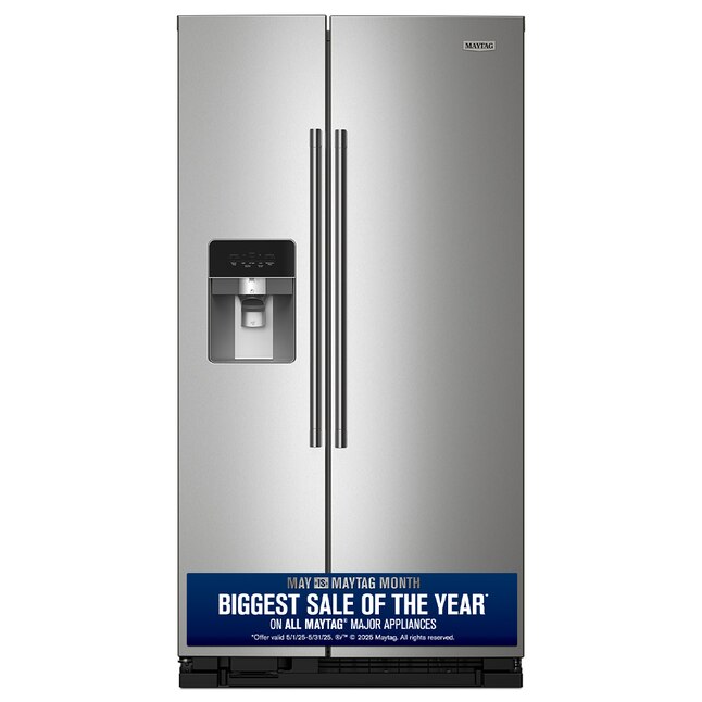 Maytag Side x Side Fridge (MRSF4036PZ) - Fingerprint Resistant Stainless Steel Maytag Side x Side Fridge (MRSF4036PZ) - Fingerprint Resistant Stainless Steel