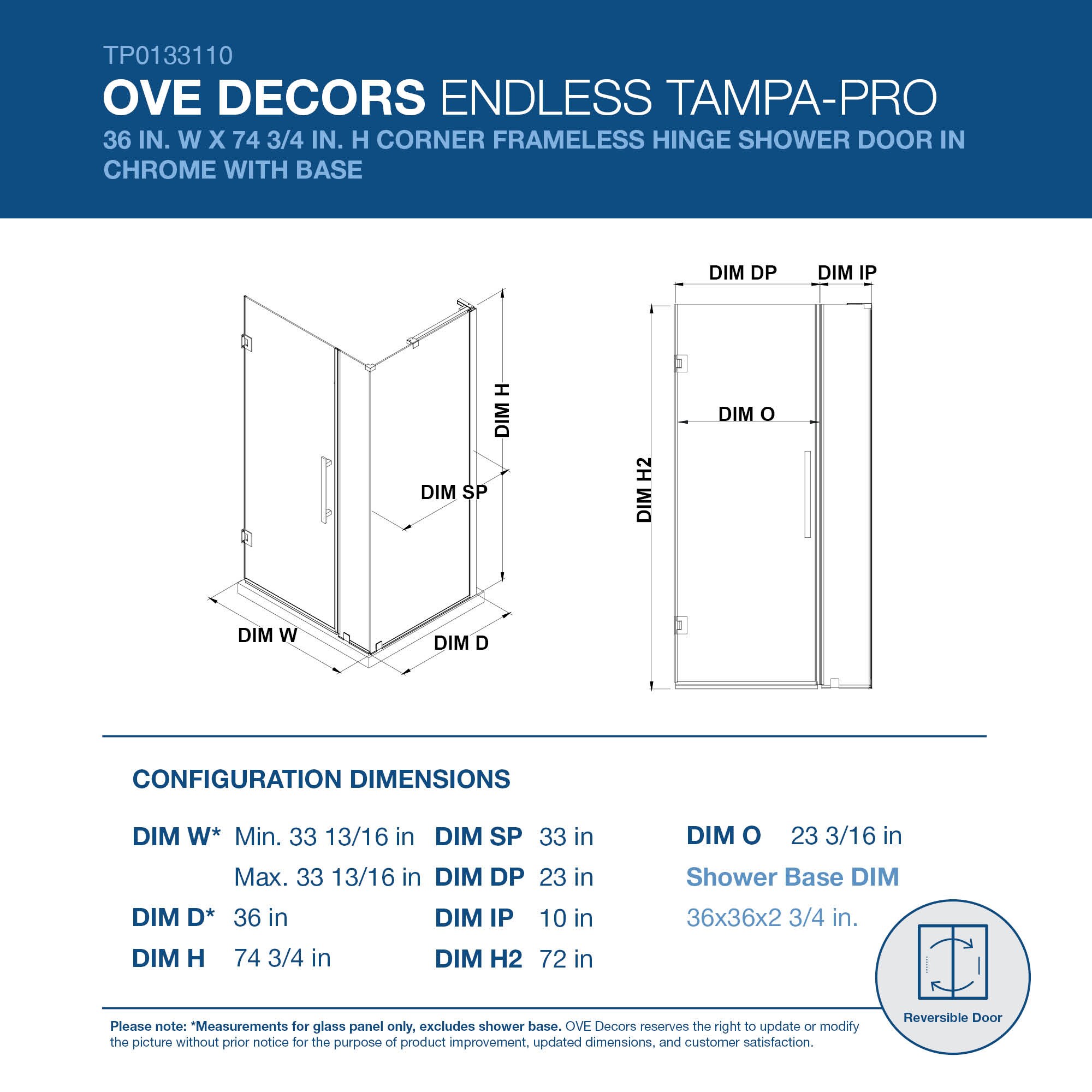 OVE Decors 828796052122 Alcove-Shower-Kit - View #2