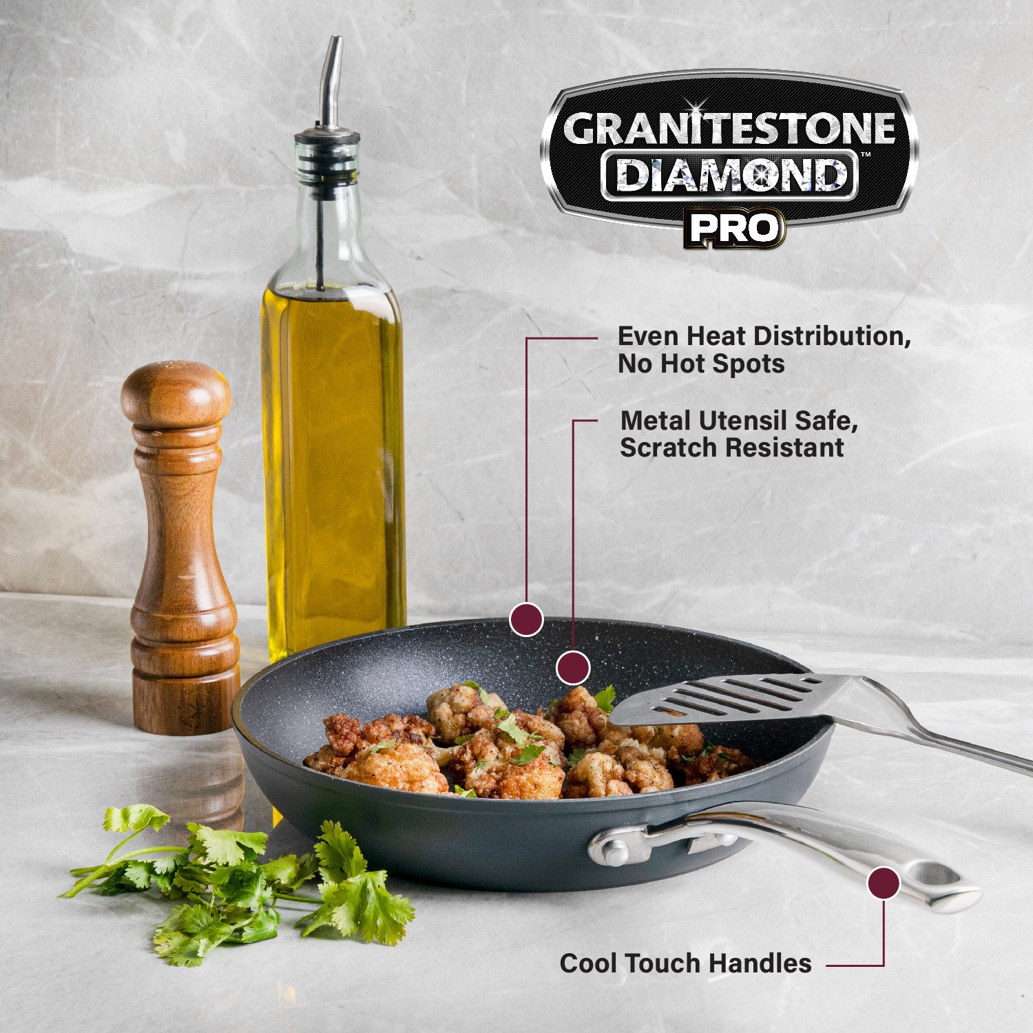 Granitestone 13 Piece Hard Anodized Pro Series Cookware Set