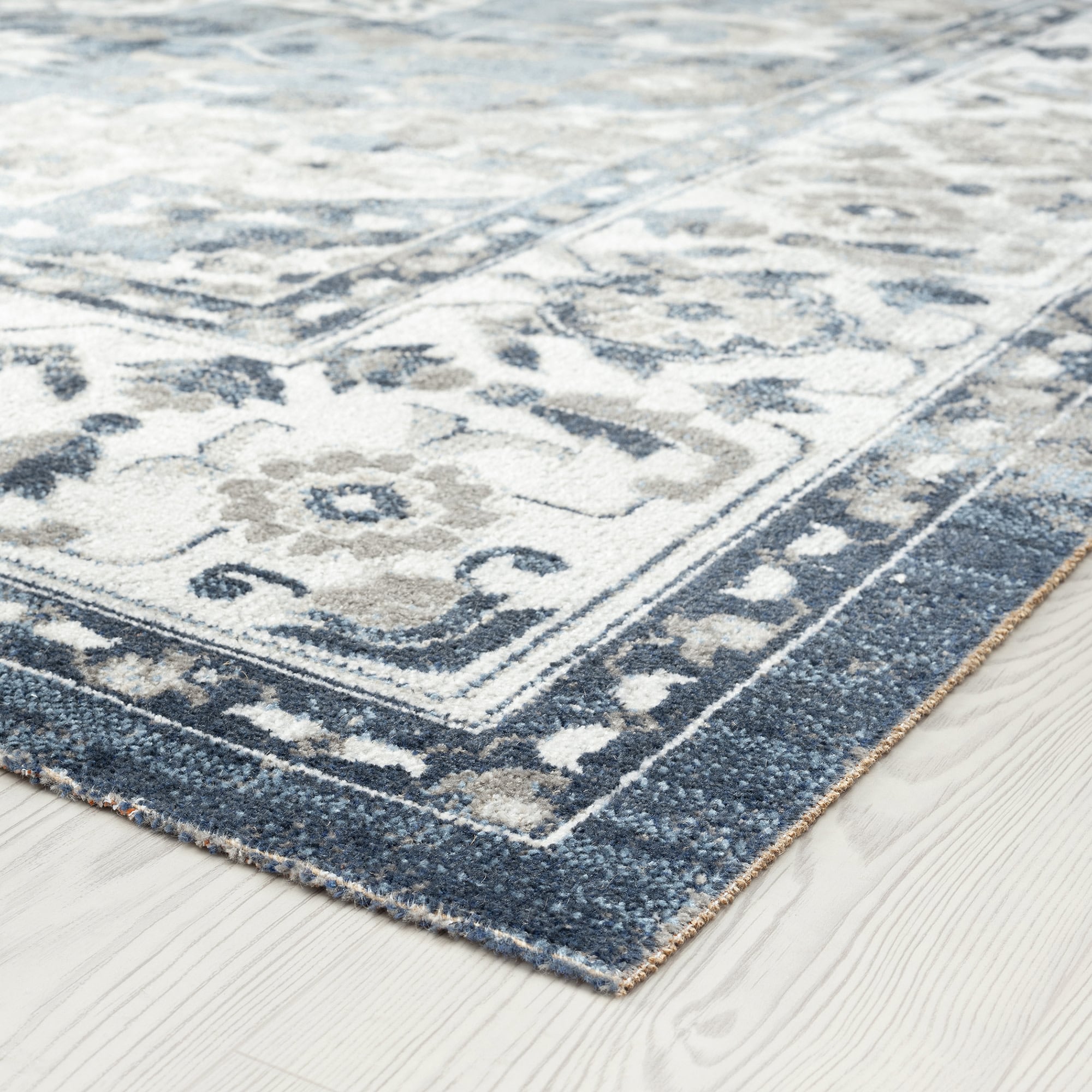 Tayse Palazzo 5 X 8 (ft) Blue Indoor Area Rug In The Rugs Department At ...