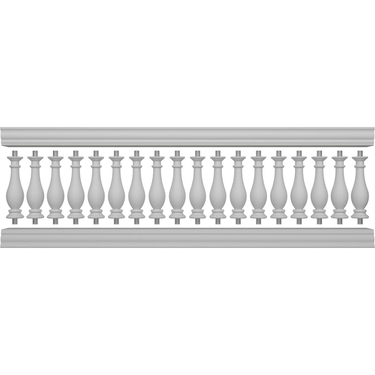 Ekena Millwork BALK32X108LGN railings - View #5