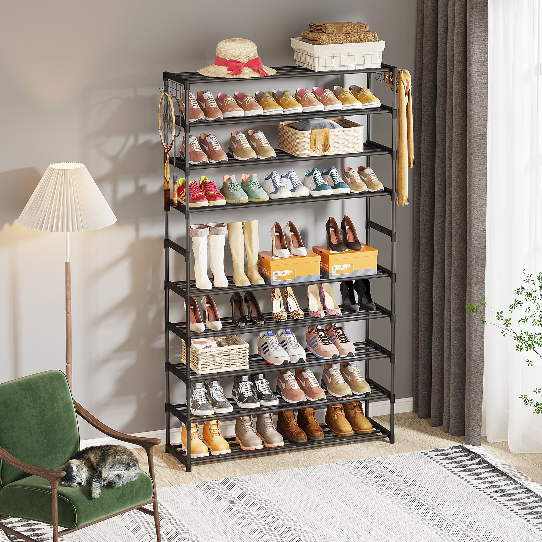 Tribesigns HO-L119BK Shoe-Racks - View #6