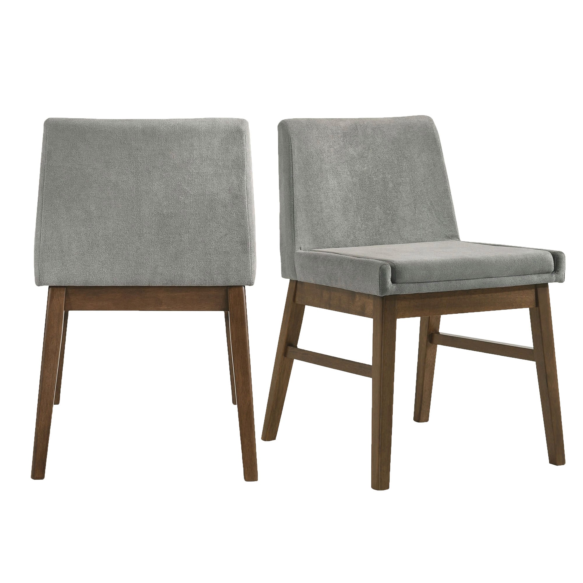 Wynden Modern Grey/Walnut Accent Chair Polyester in Brown | - Picket House Furnishings DWT100SC