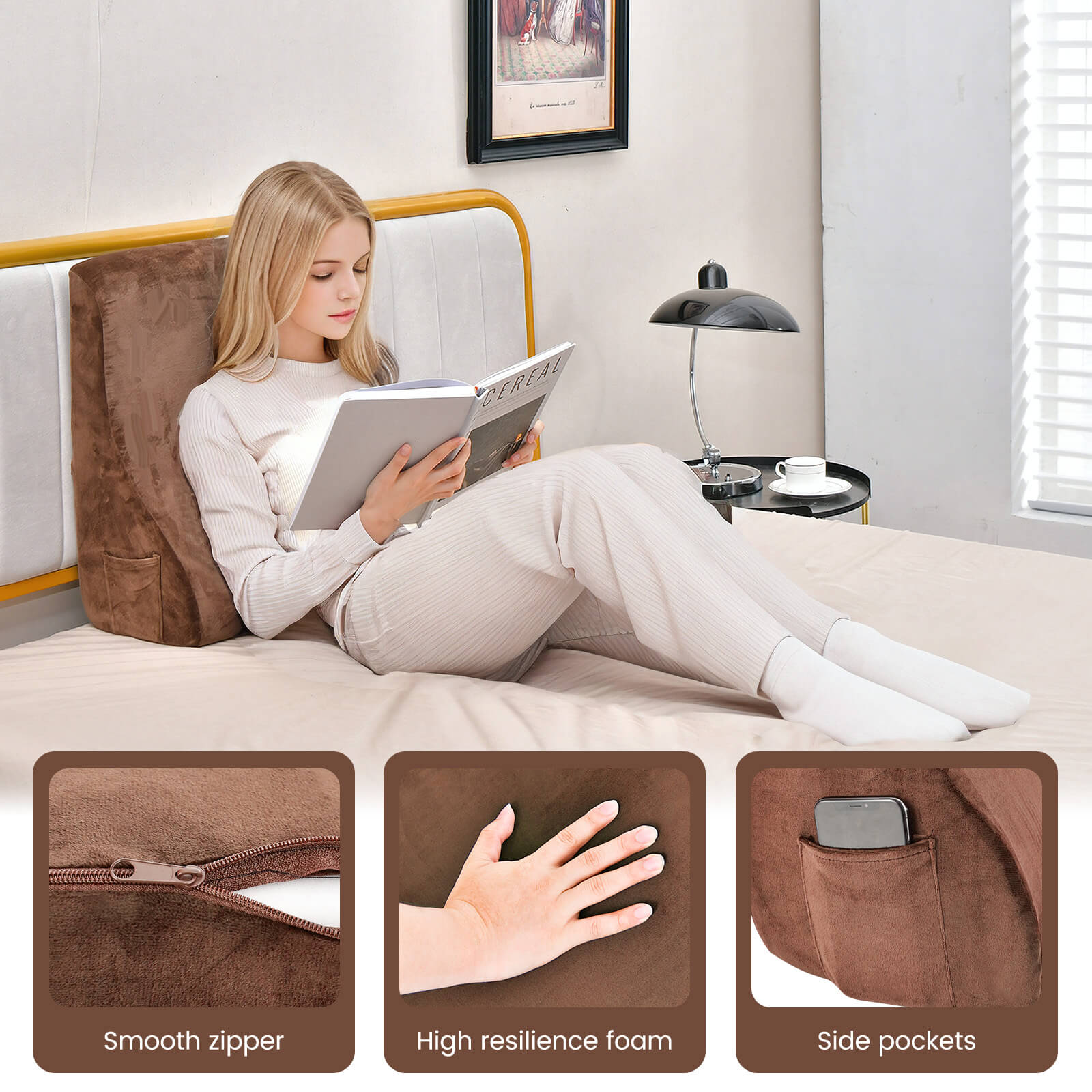 Costway CSHY004412 Orthopedic-Pillows-Cushions - View #5