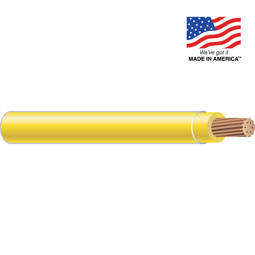 Southwire 500-ft 10-AWG Yellow Stranded Copper Thhn Wire (By-the-roll) 22978157 Sansujyuku sansujyuku.com