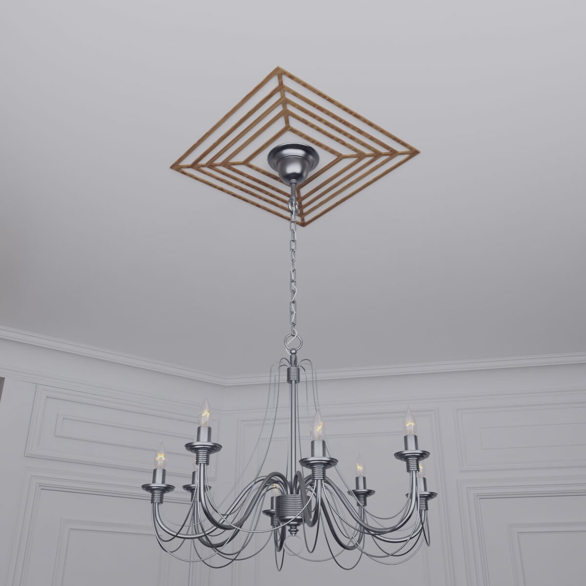 Ekena Millwork CMWP26X26X0250RAWA Ceiling-Medallions - View #11