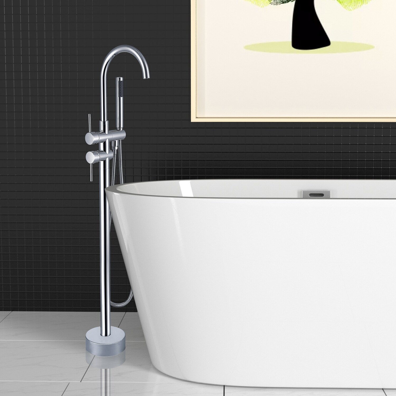 Maincraft HHK212CH Roman-Tub-Faucets - View #2